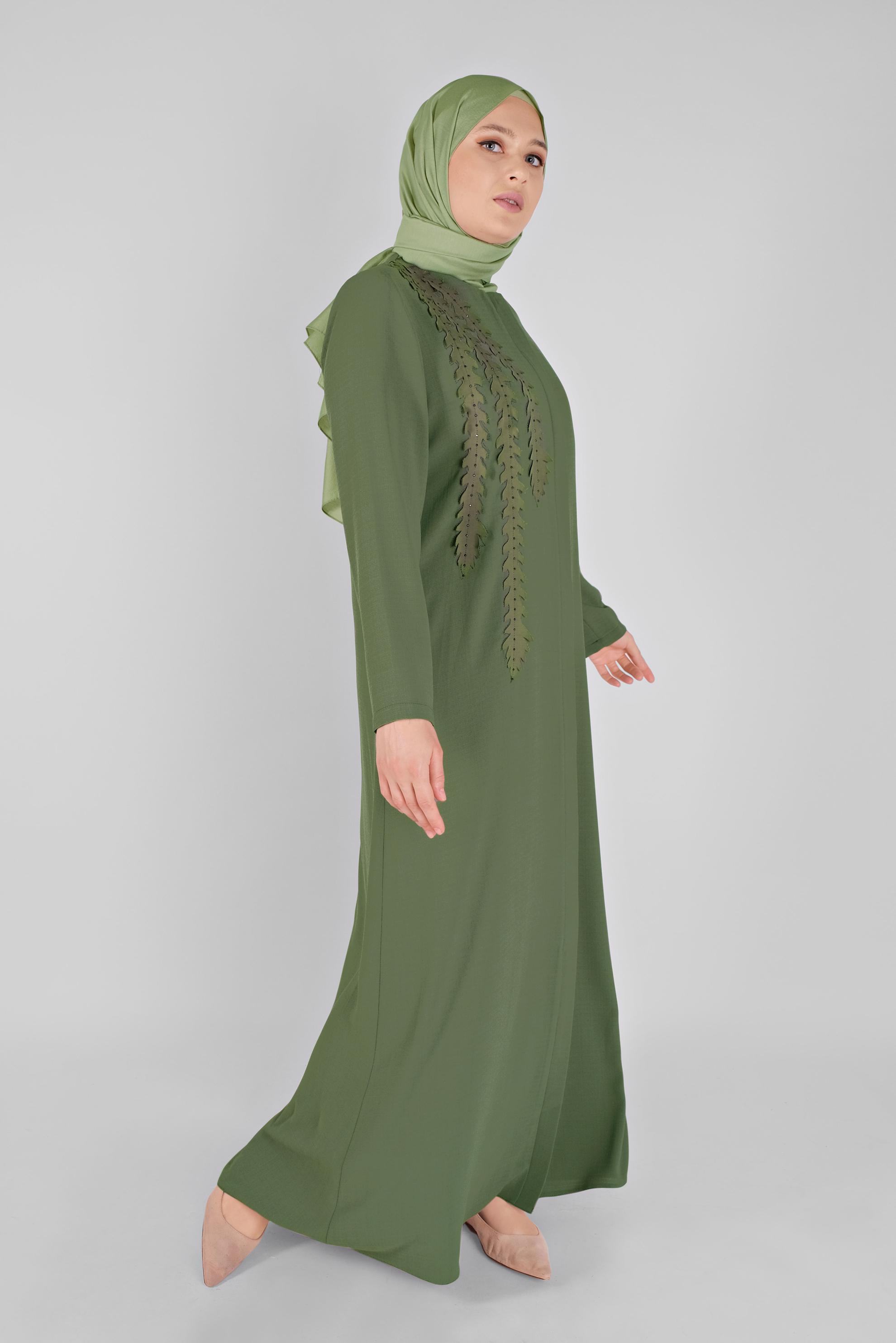 Hijab clothing KHAKI TOPCOAT 10373 