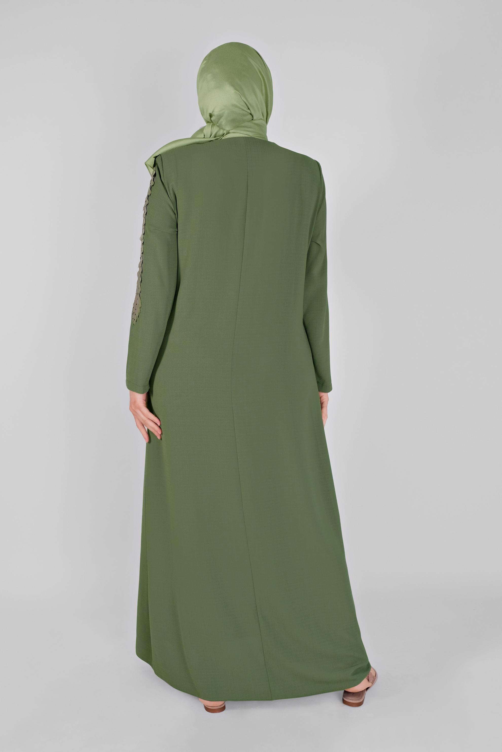 Hijab clothing KHAKI TOPCOAT 10373 