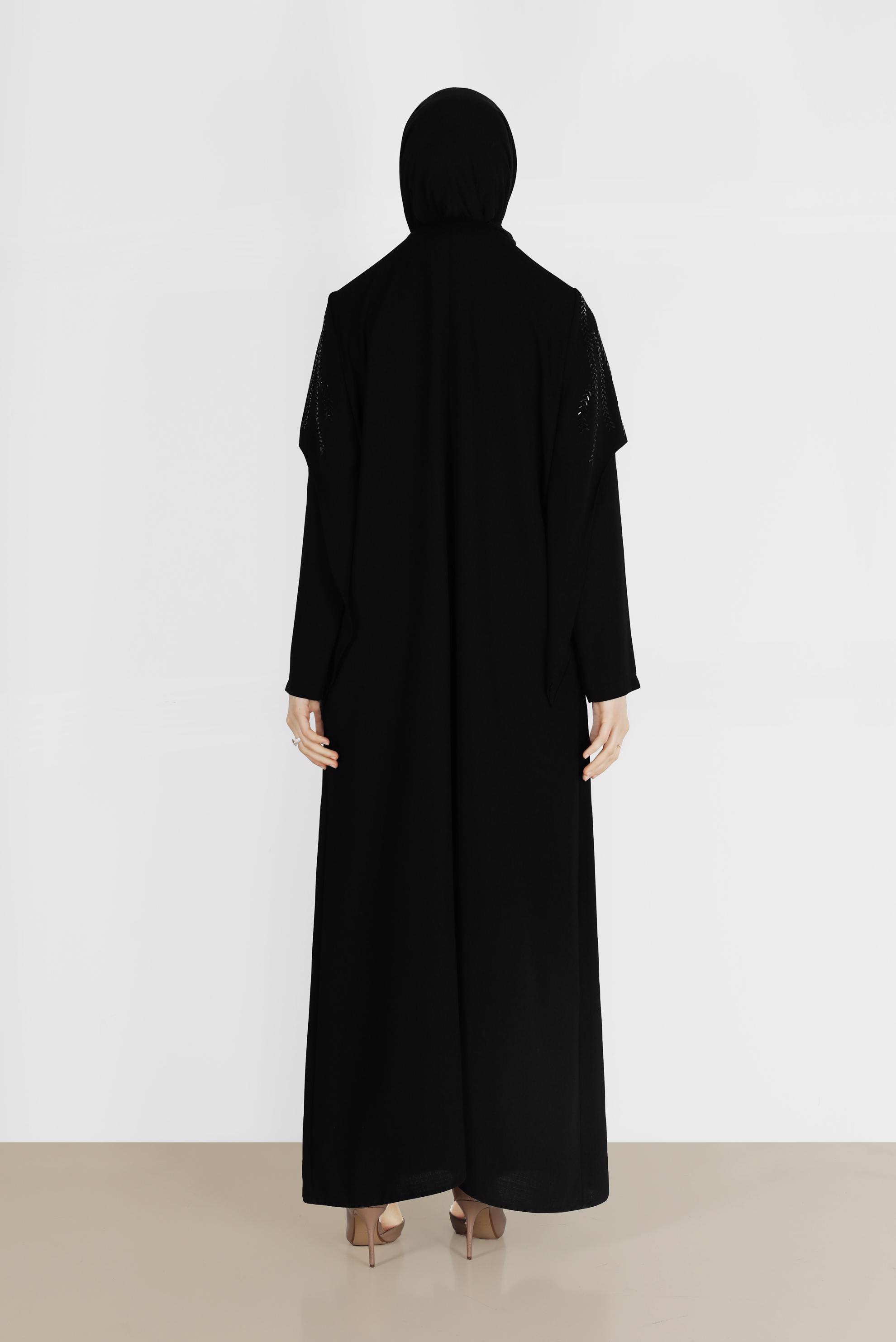 Tesettür giyim SİYAH 10374 NEW SANDRA PARDESÜ 42/48