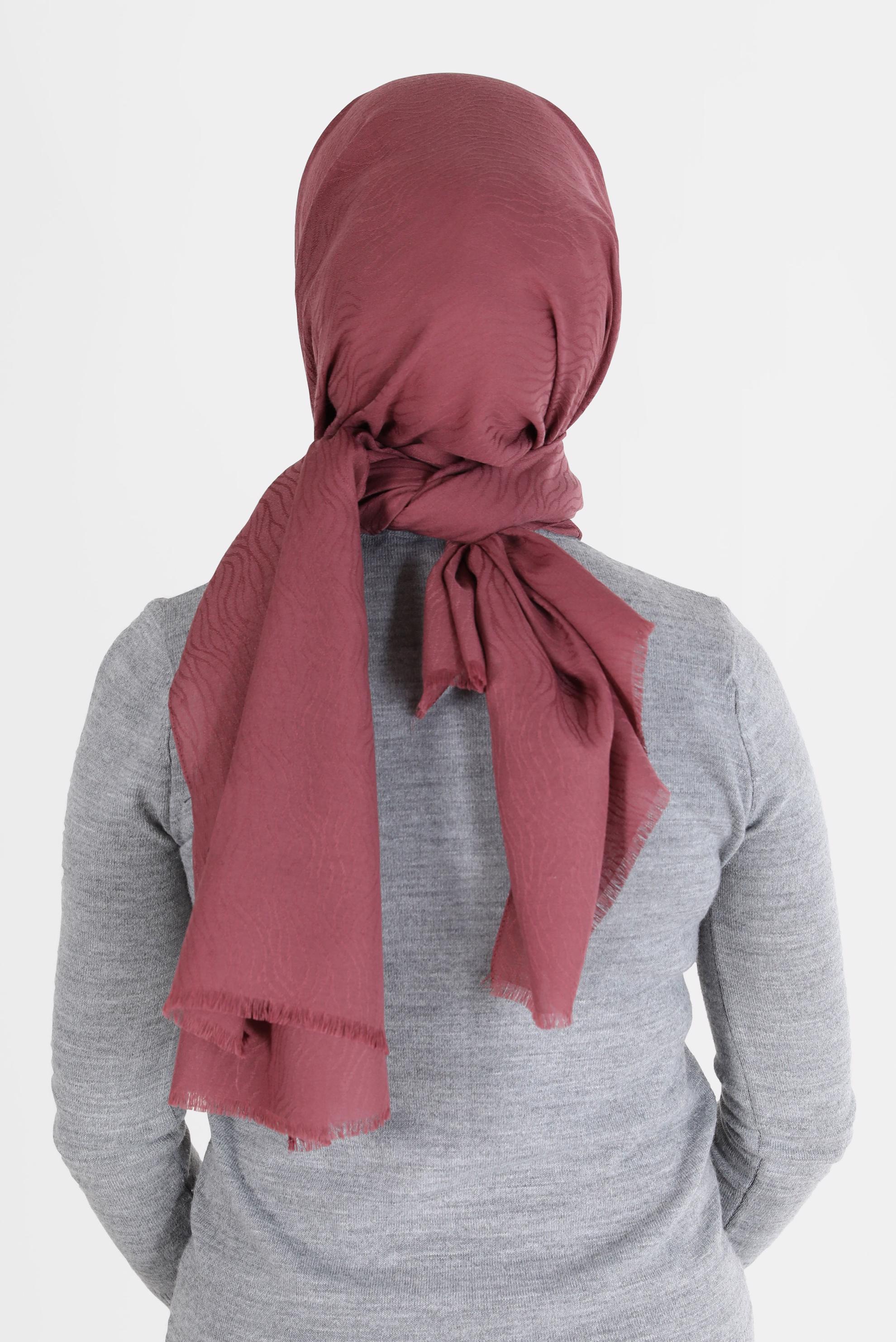 Tesettür giyim MÜRDÜM 8062 ALVİNA AĞAÇ KABUĞU ŞAL (PRM)