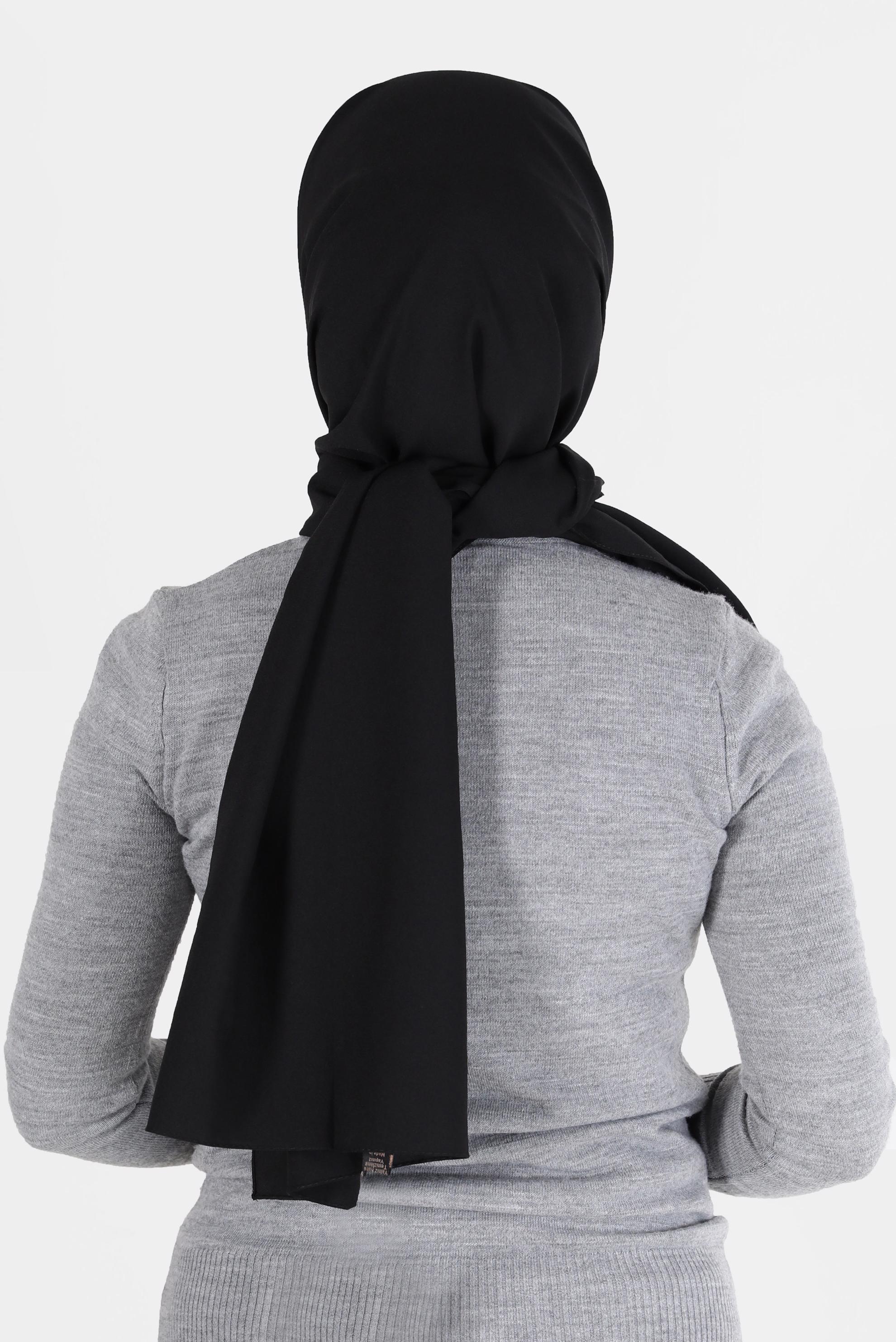 Hijab clothing BLACK ALVİNA SHAWL 8063 
