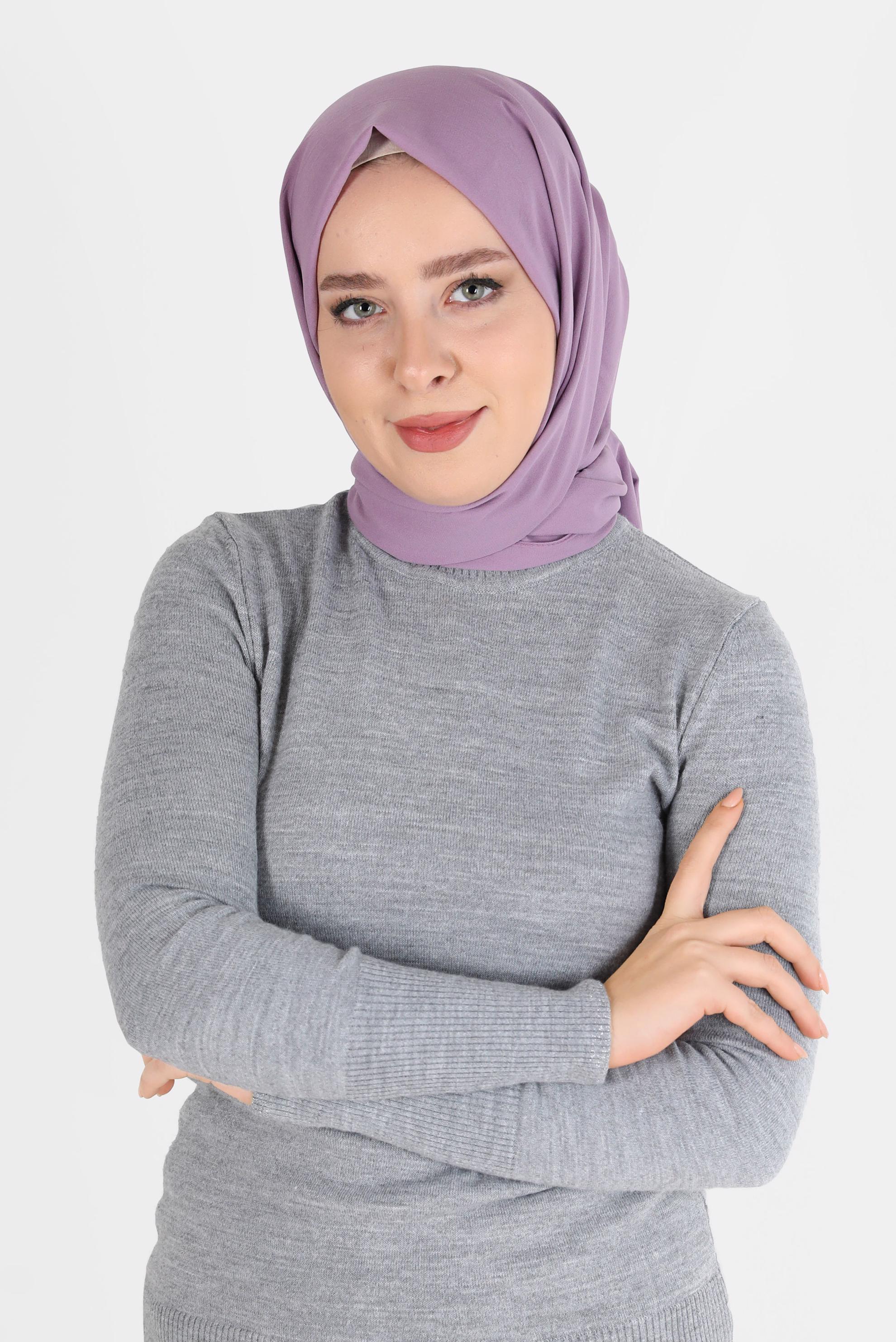 Tesettür giyim MOR ALVİNA İNCE MEDİNE ŞAL 8063 