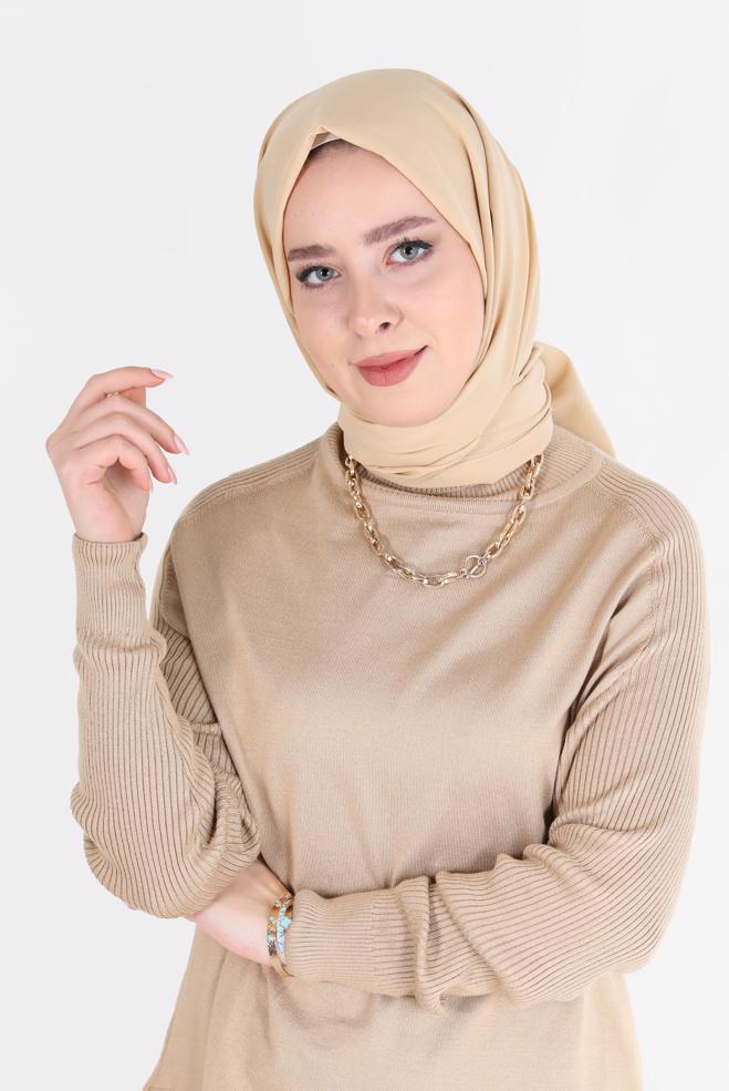 Tesettür giyim  ALVİNA İNCE MEDİNE ŞAL 8063  - ALVİNA