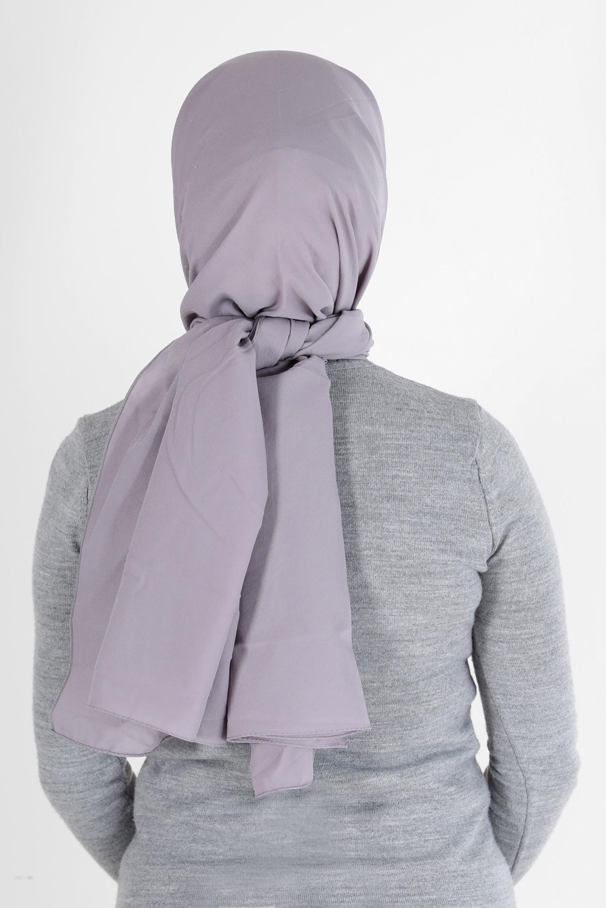 Tesettür giyim GÜMÜŞ ALVİNA İNCE MEDİNE ŞAL 8063 