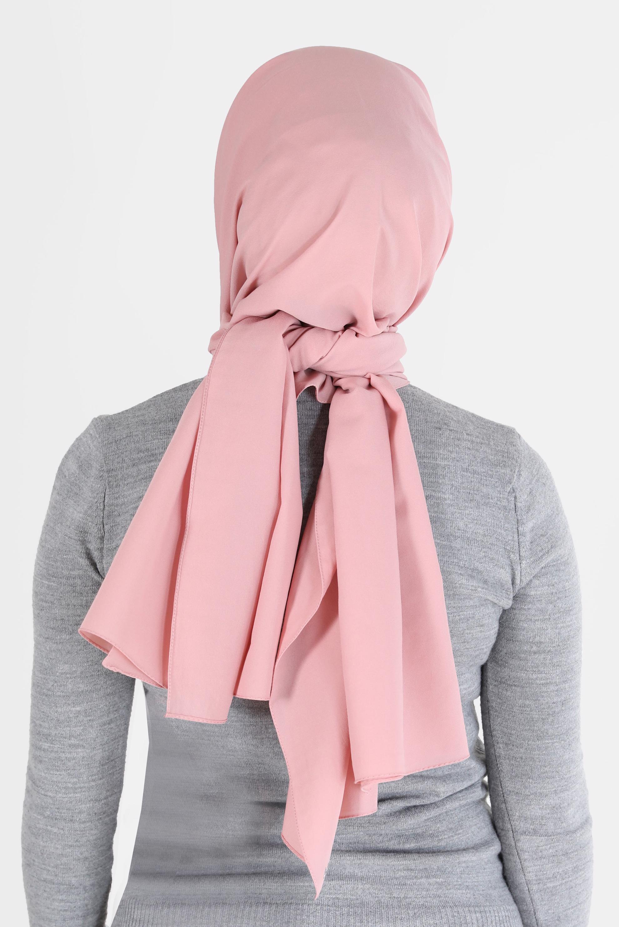 Tesettür giyim PUDRA ALVİNA İNCE MEDİNE ŞAL 8063 