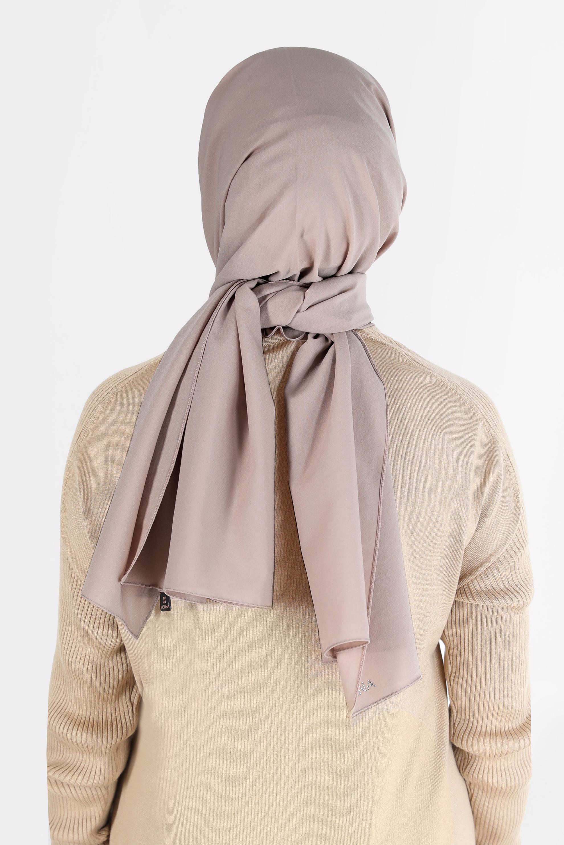 Tesettür giyim KIRMIZI ALVİNA İNCE MEDİNE ŞAL 8063 