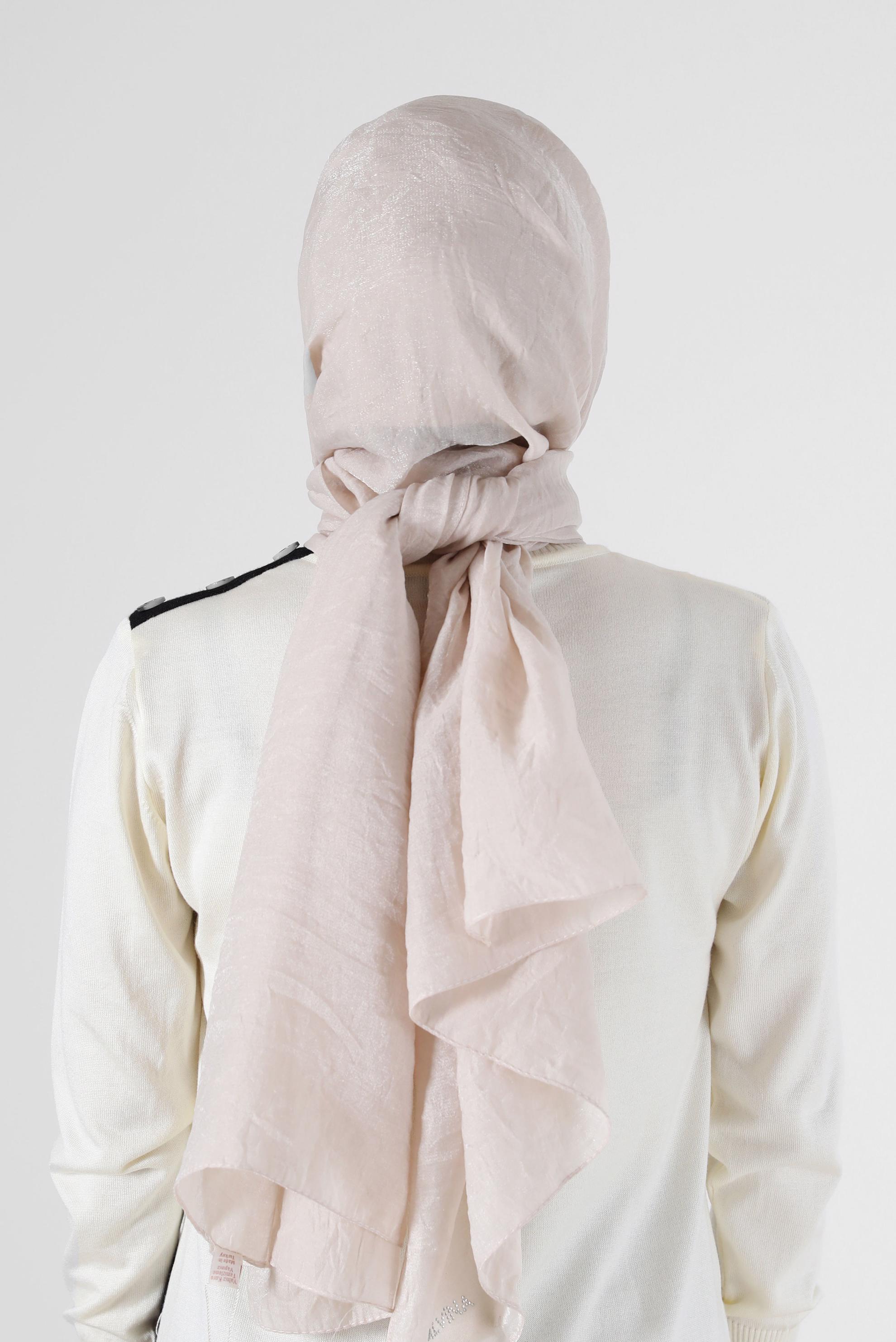 Hijab clothing BEIGE ALVİNA SHAWL 8064 