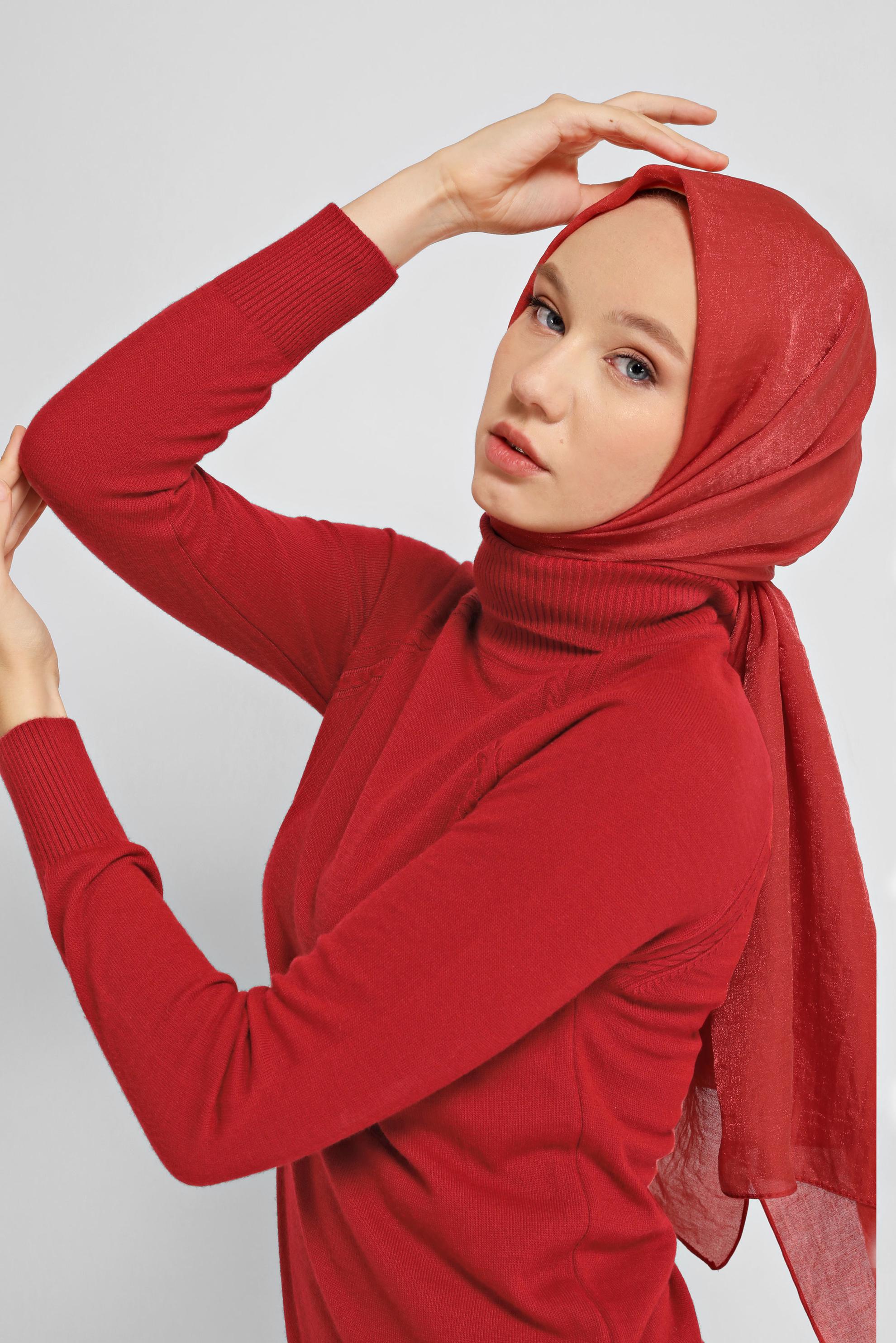 Tesettür giyim MERCAN ALVİNA ŞAL 8064 