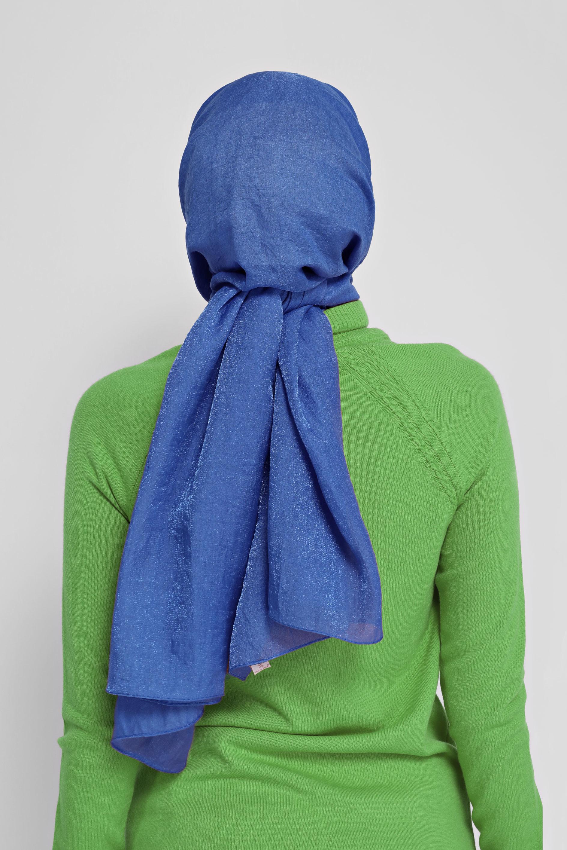 Tesettür giyim LACİVERT ALVİNA ŞAL 8064 