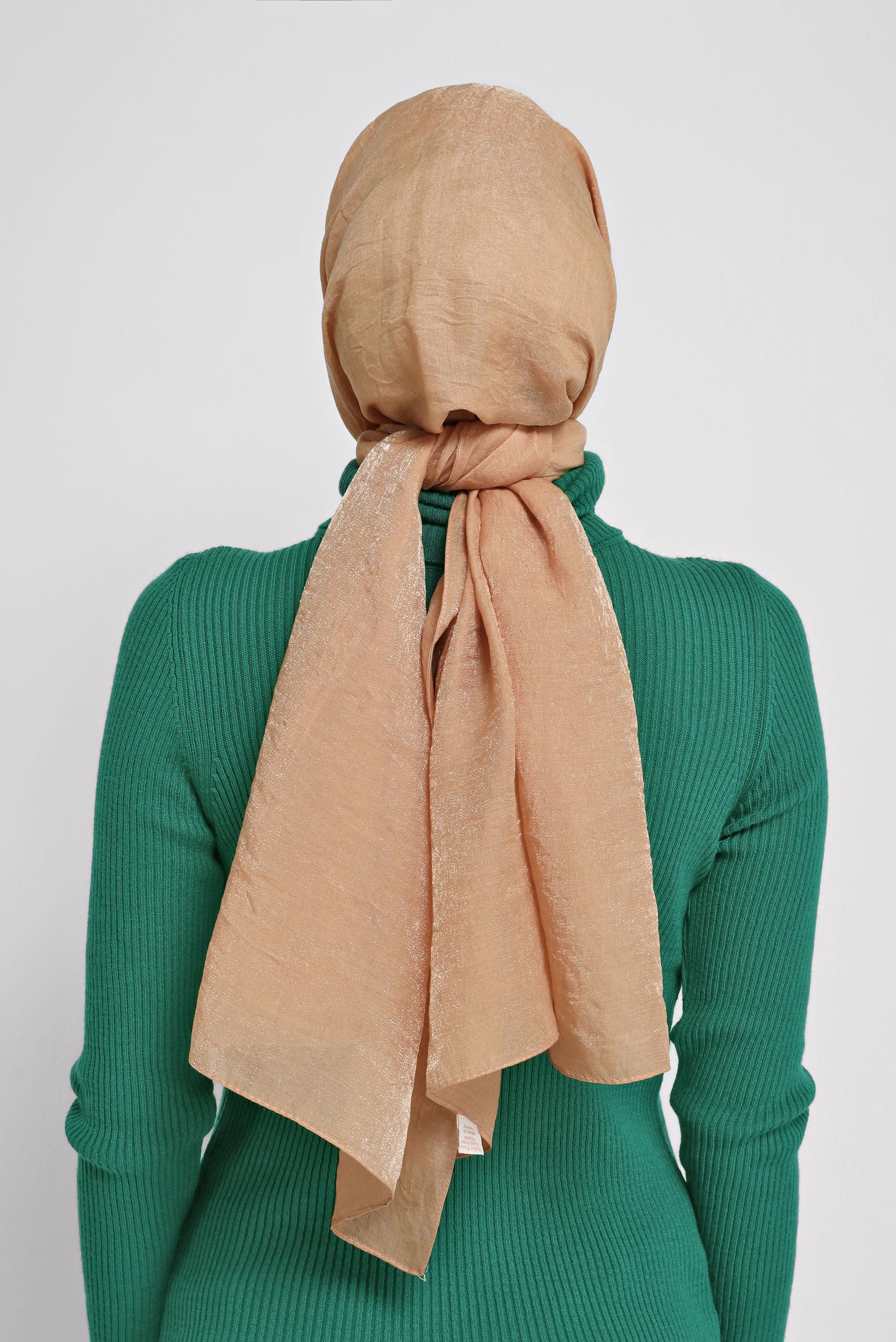 Tesettür giyim PEMBE ALVİNA ŞAL 8064 