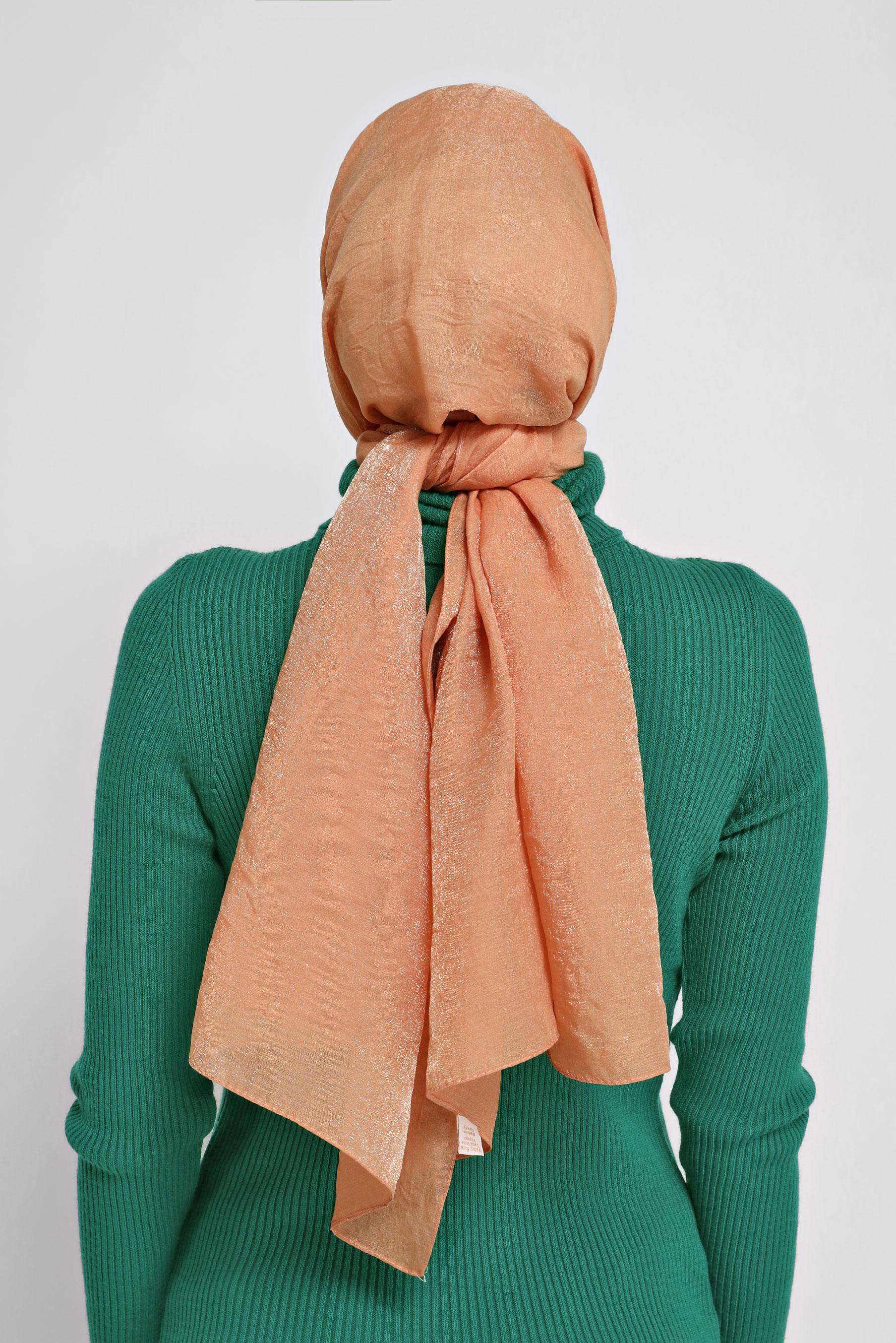 Tesettür giyim PEMBE ALVİNA ŞAL 8064 