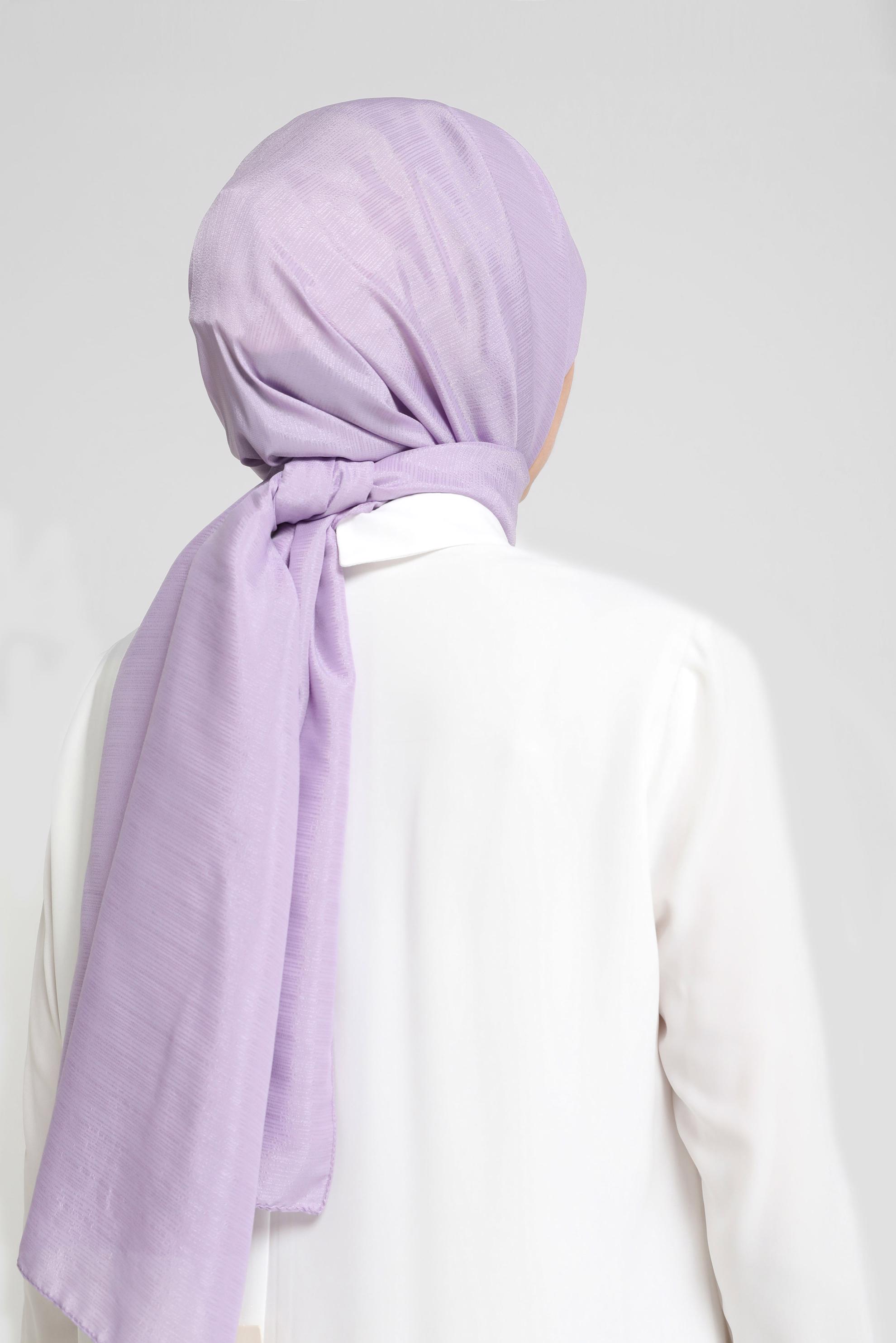 Vêtements hijab POURPRE CHÂLE EN MOUSSELINE ALVINA 8073