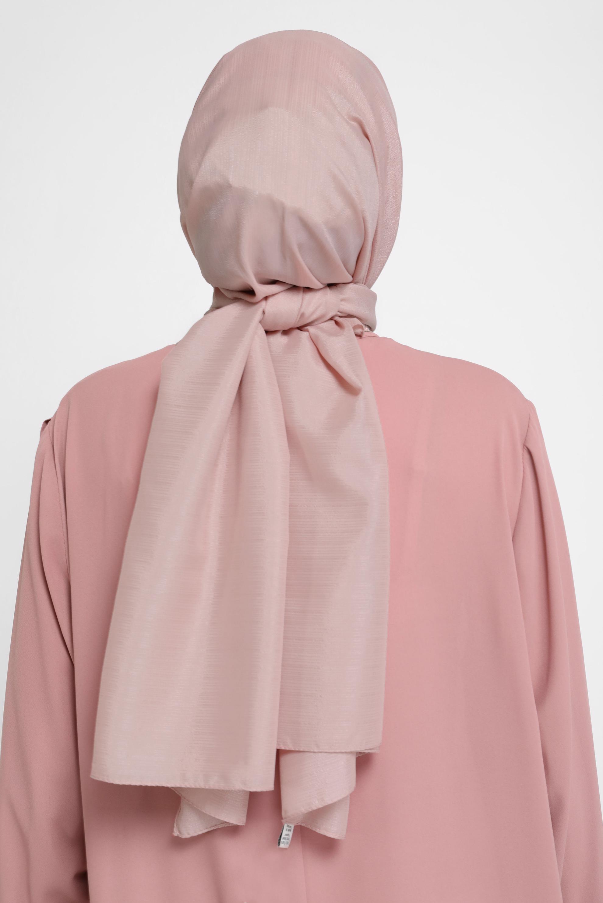 Tesettür giyim PUDRA ALVİNA ŞİFON ŞAL 8073