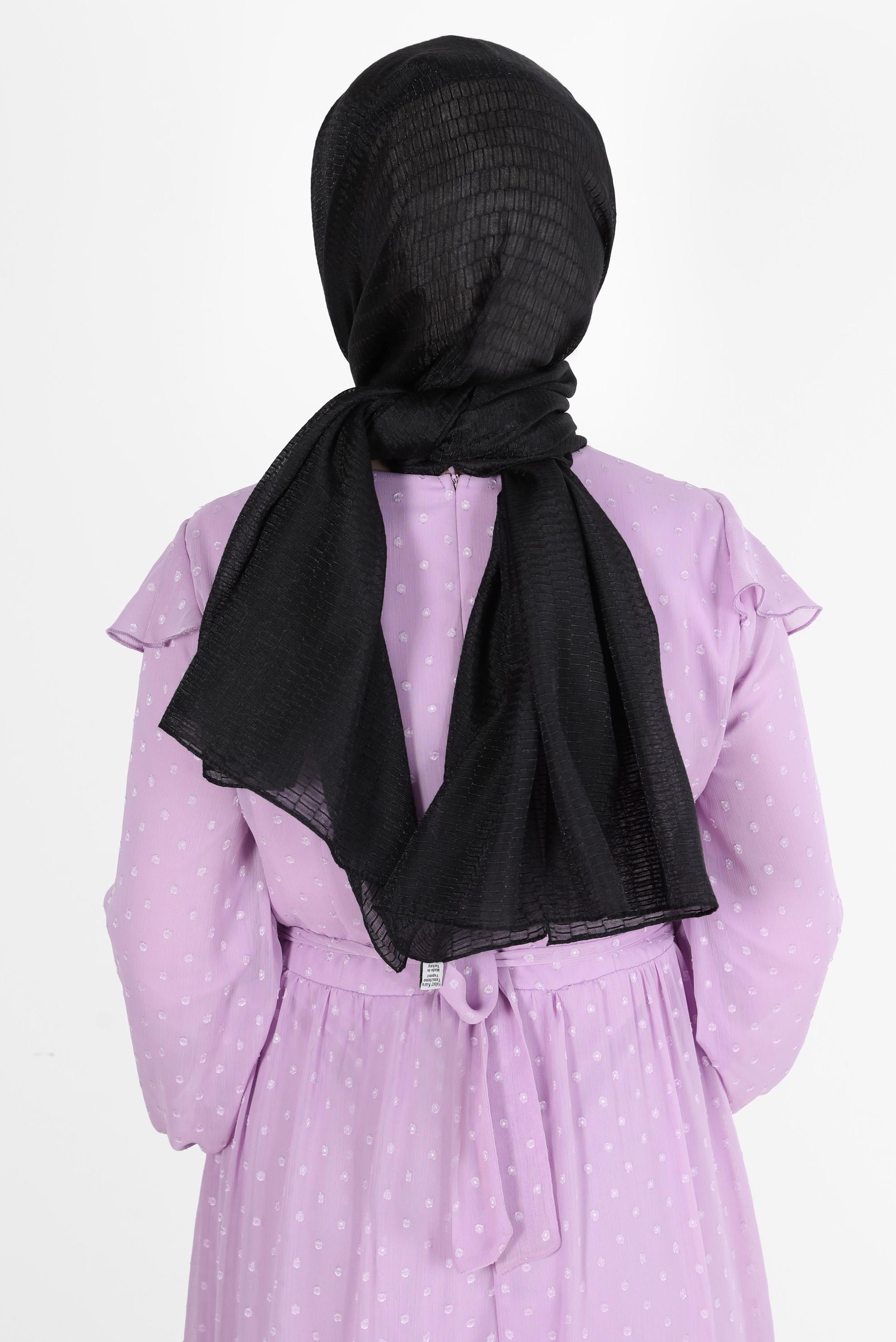 Tesettür giyim SİYAH 8074 ALVİNA BELLA SERİSİ-1 (NRL)