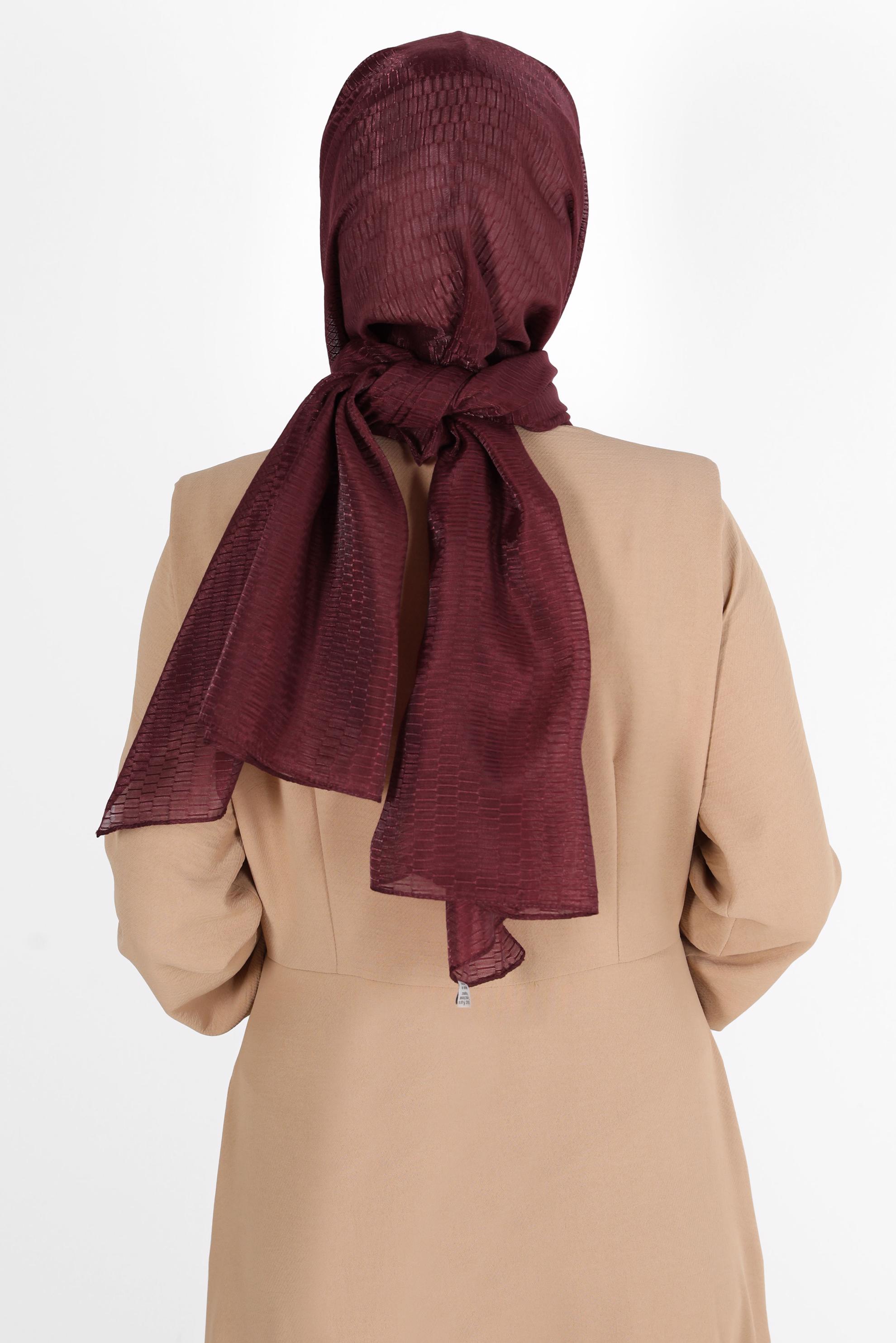 Tesettür giyim BORDO 8074 ALVİNA BELLA SERİSİ-1 (NRL)