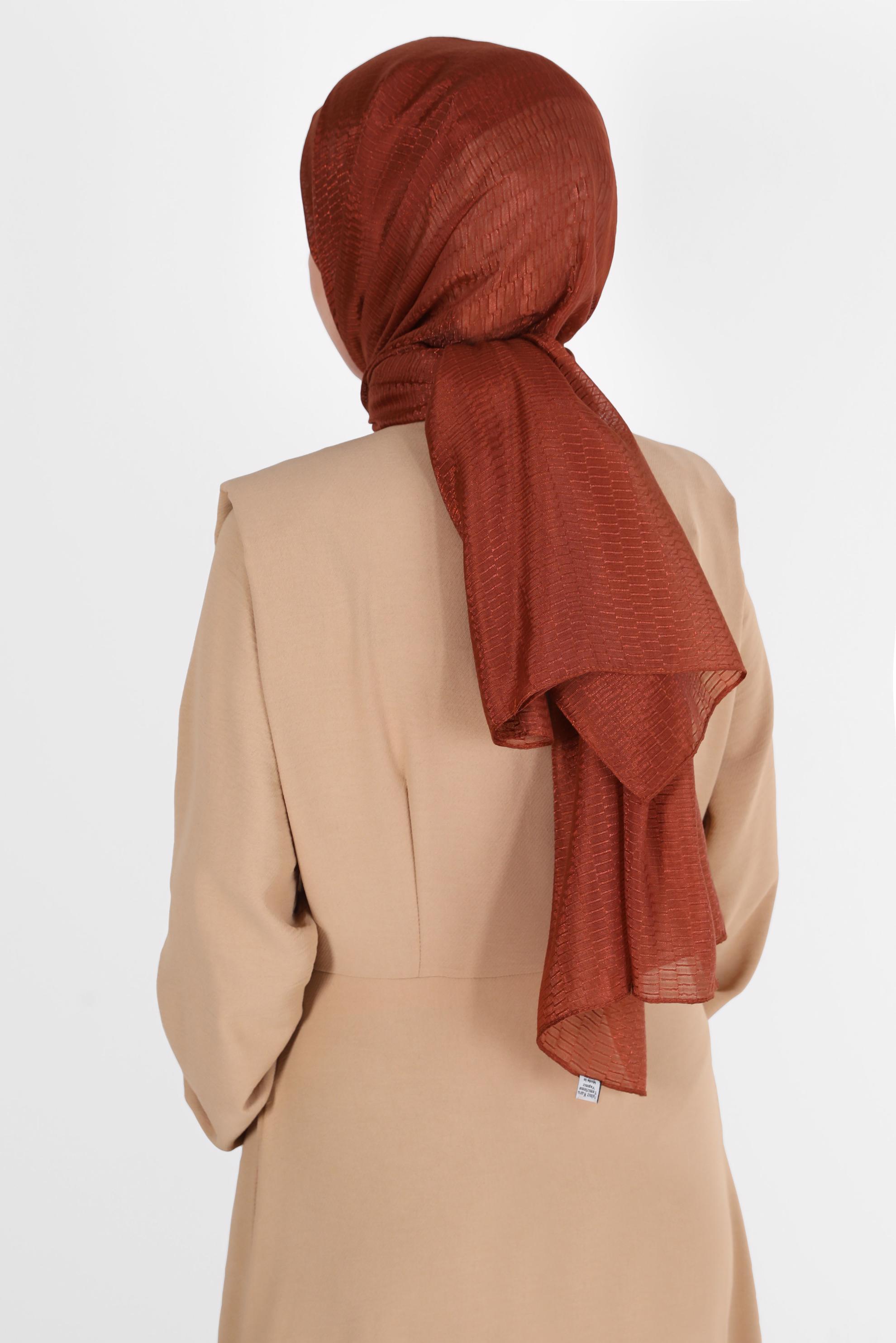 Tesettür giyim TURUNCU 8074 ALVİNA BELLA SERİSİ-1 (NRL)