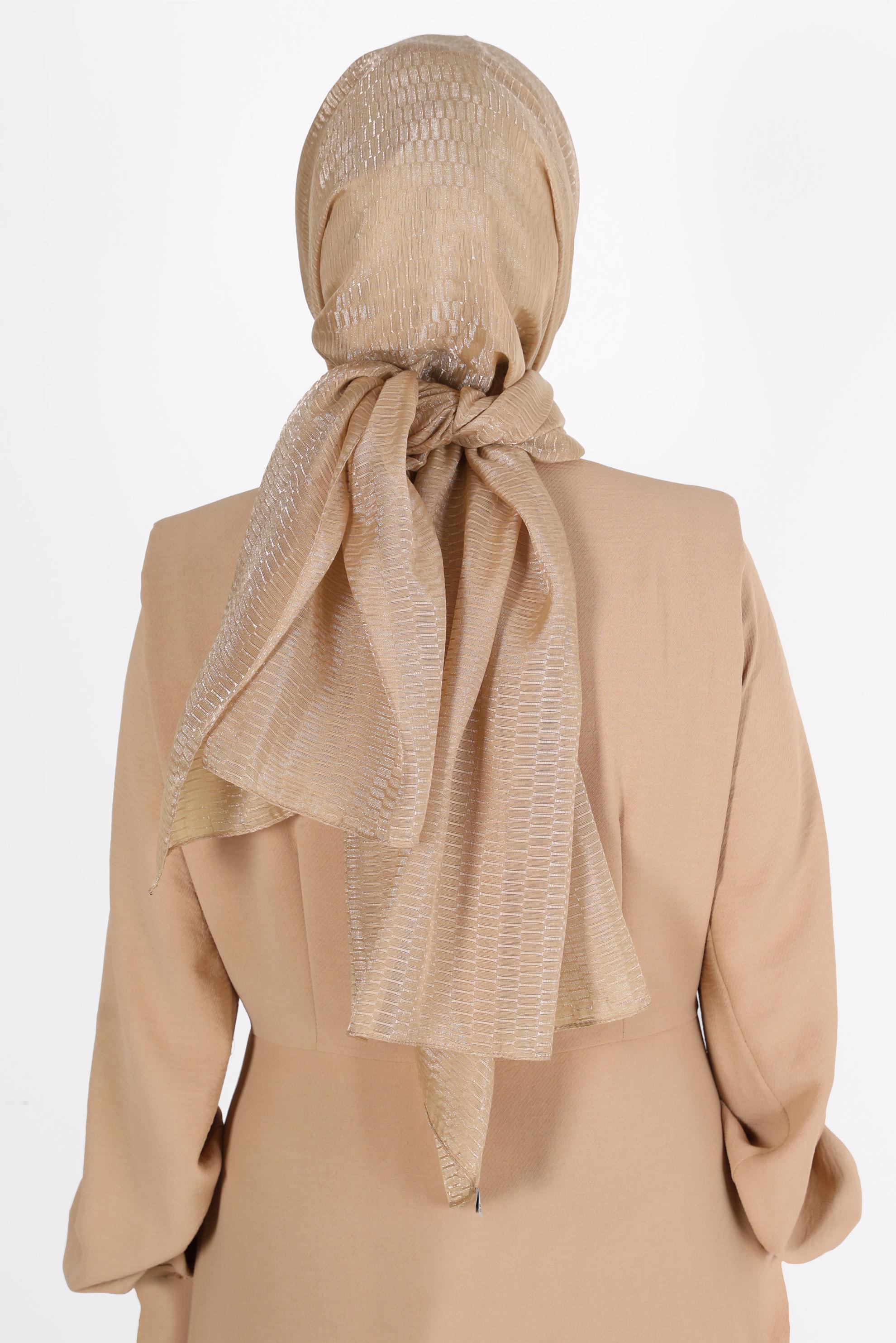 Tesettür giyim KAHVE 8074 ALVİNA BELLA SERİSİ-1 (NRL)