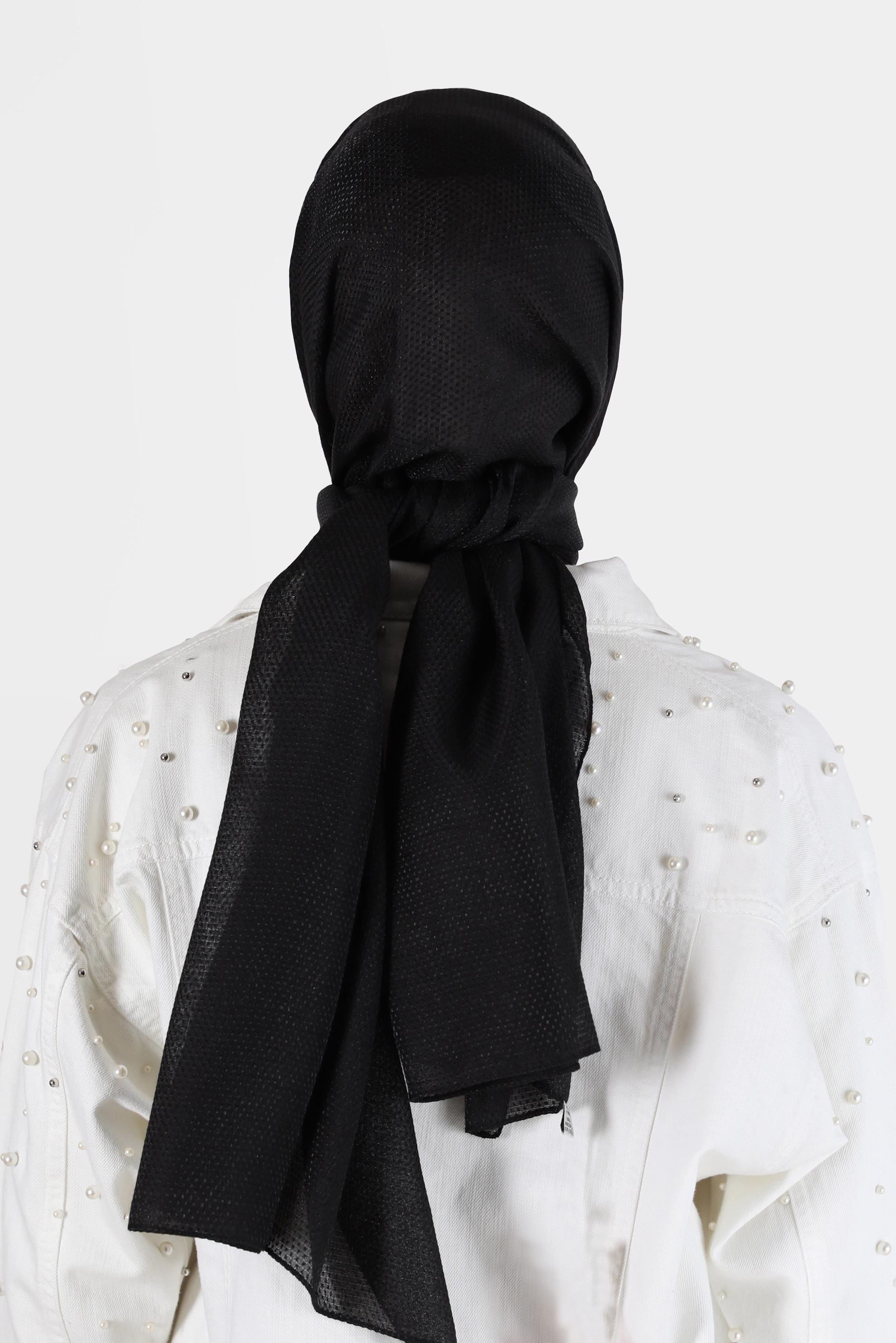 Tesettür giyim SİYAH ALVİNA BELLA ŞAL 8075 