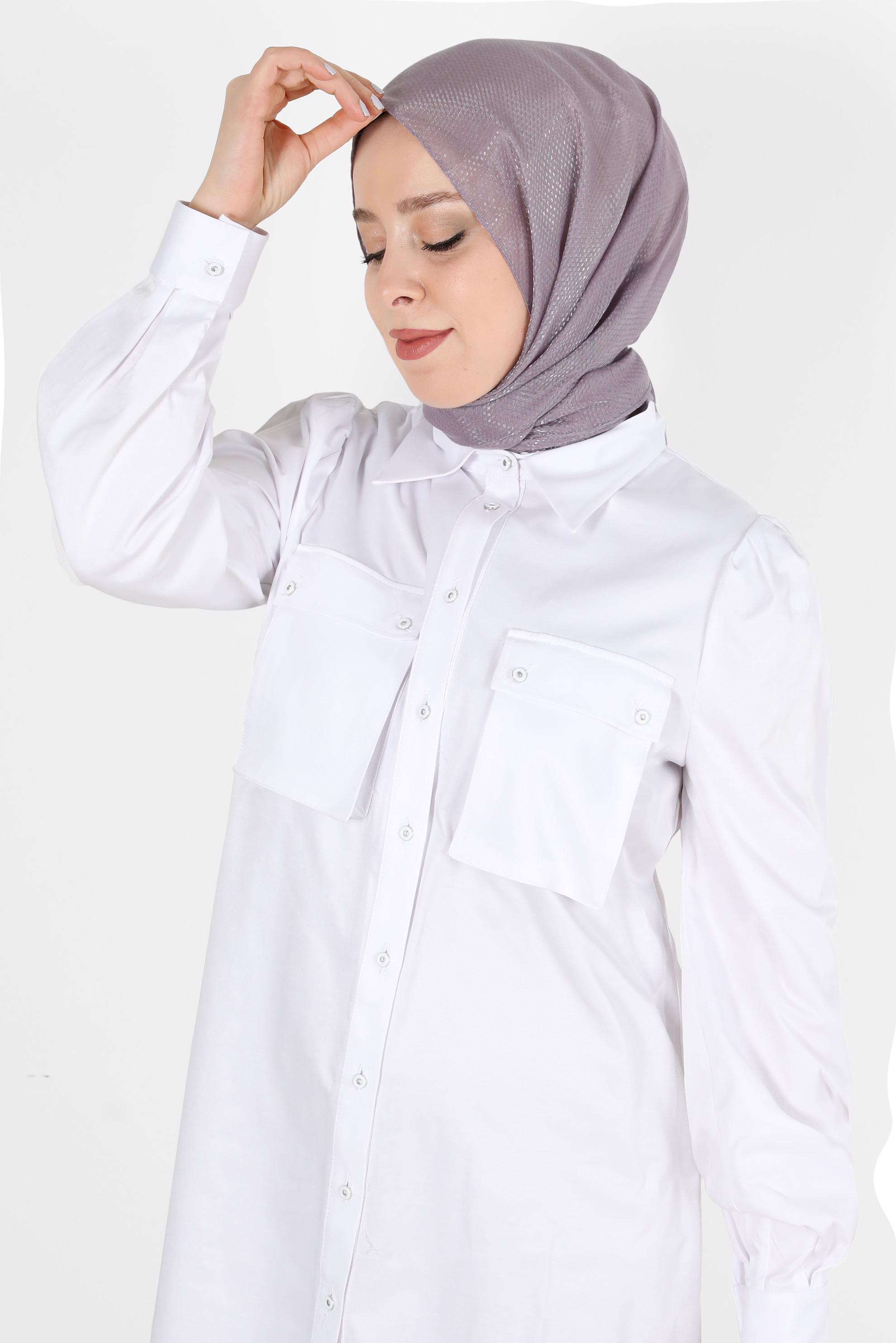 Tesettür giyim MÜRDÜM ALVİNA BELLA ŞAL 8075 