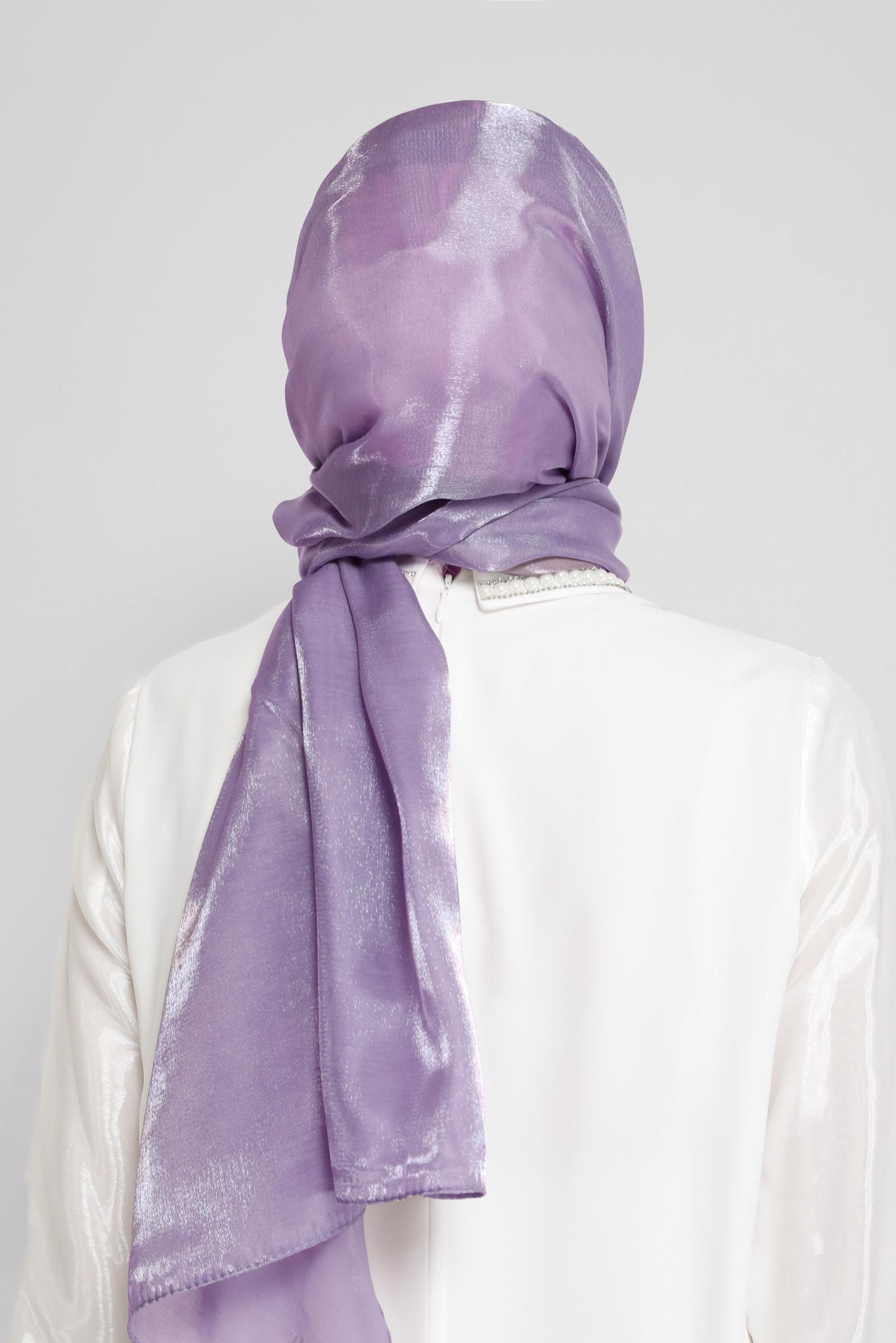 Tesettür giyim MOR ALVİNA ŞAL 8076 