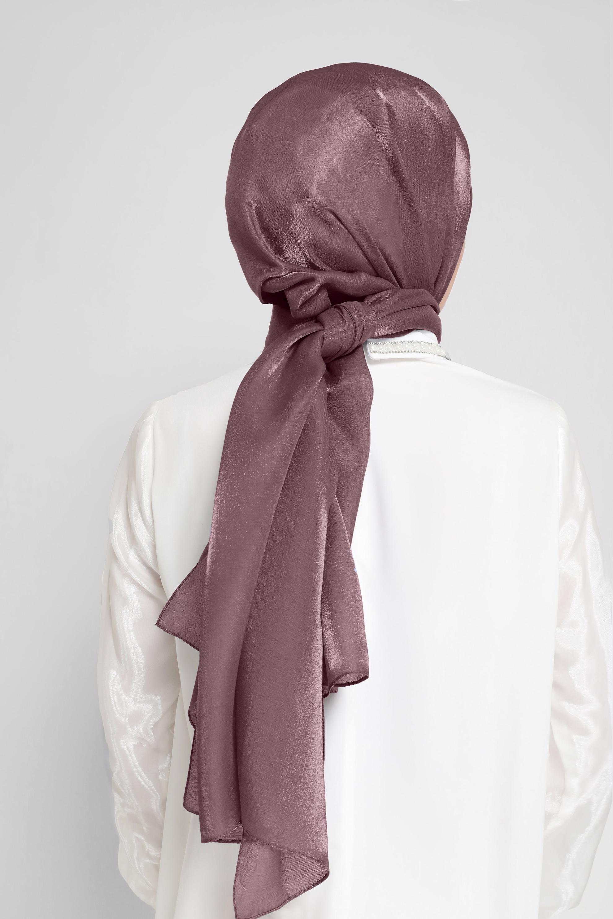 Tesettür giyim PEMBE ALVİNA ŞAL 8076 