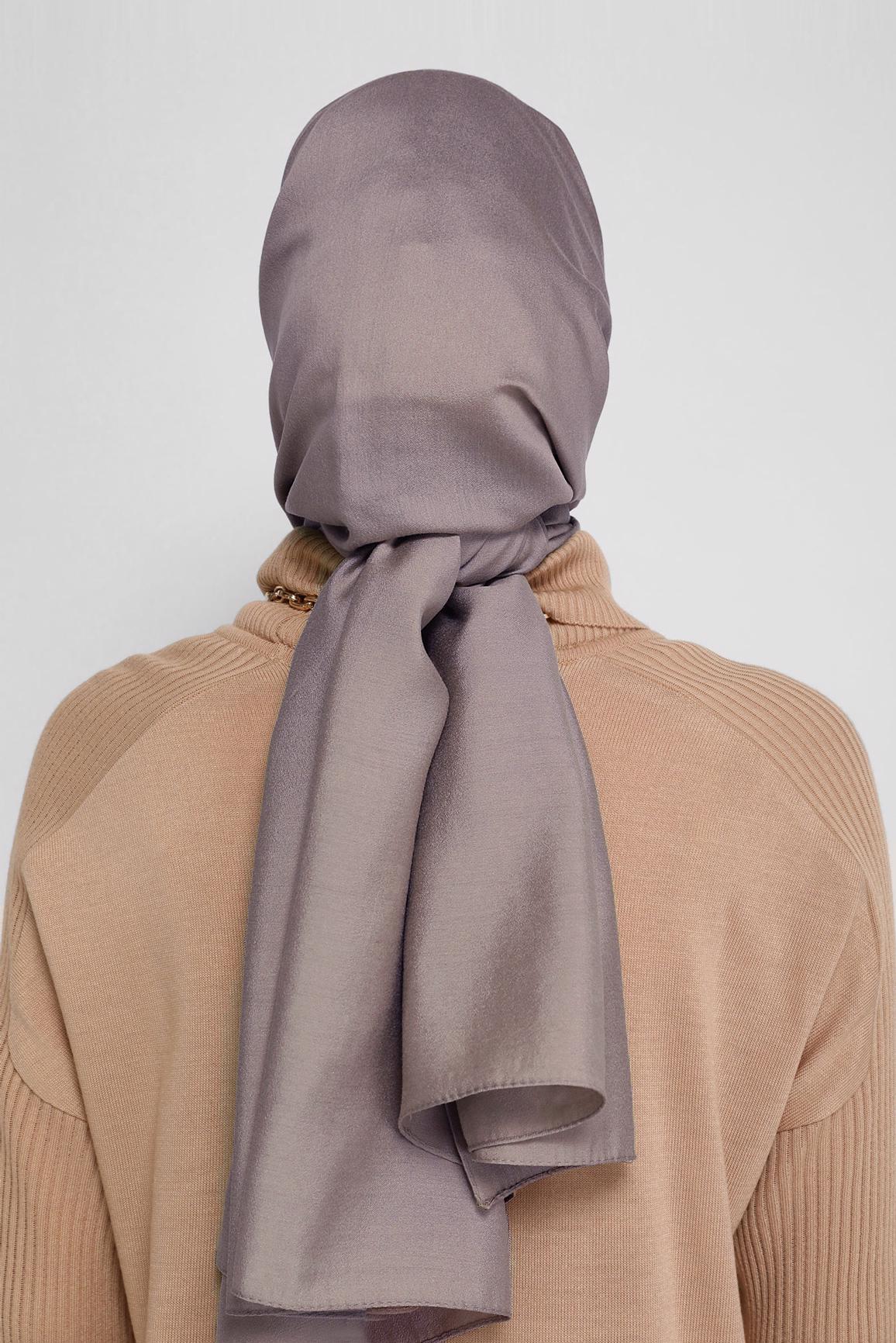 Tesettür giyim PEMBE ALVİNA MODAL ŞAL 8077 