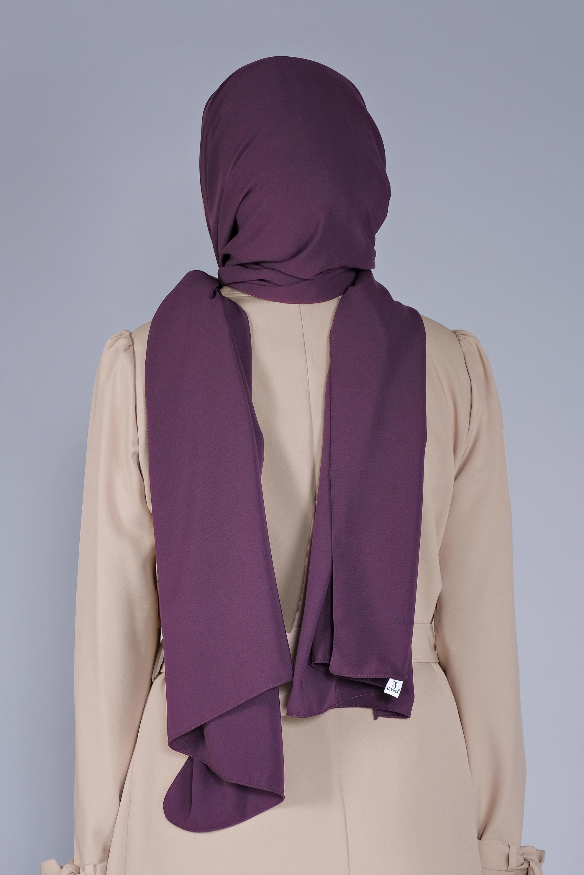 Tesettür giyim MÜRDÜM 8078 ALVİNA MEDİNE İPEĞİ ŞAL (NRL)