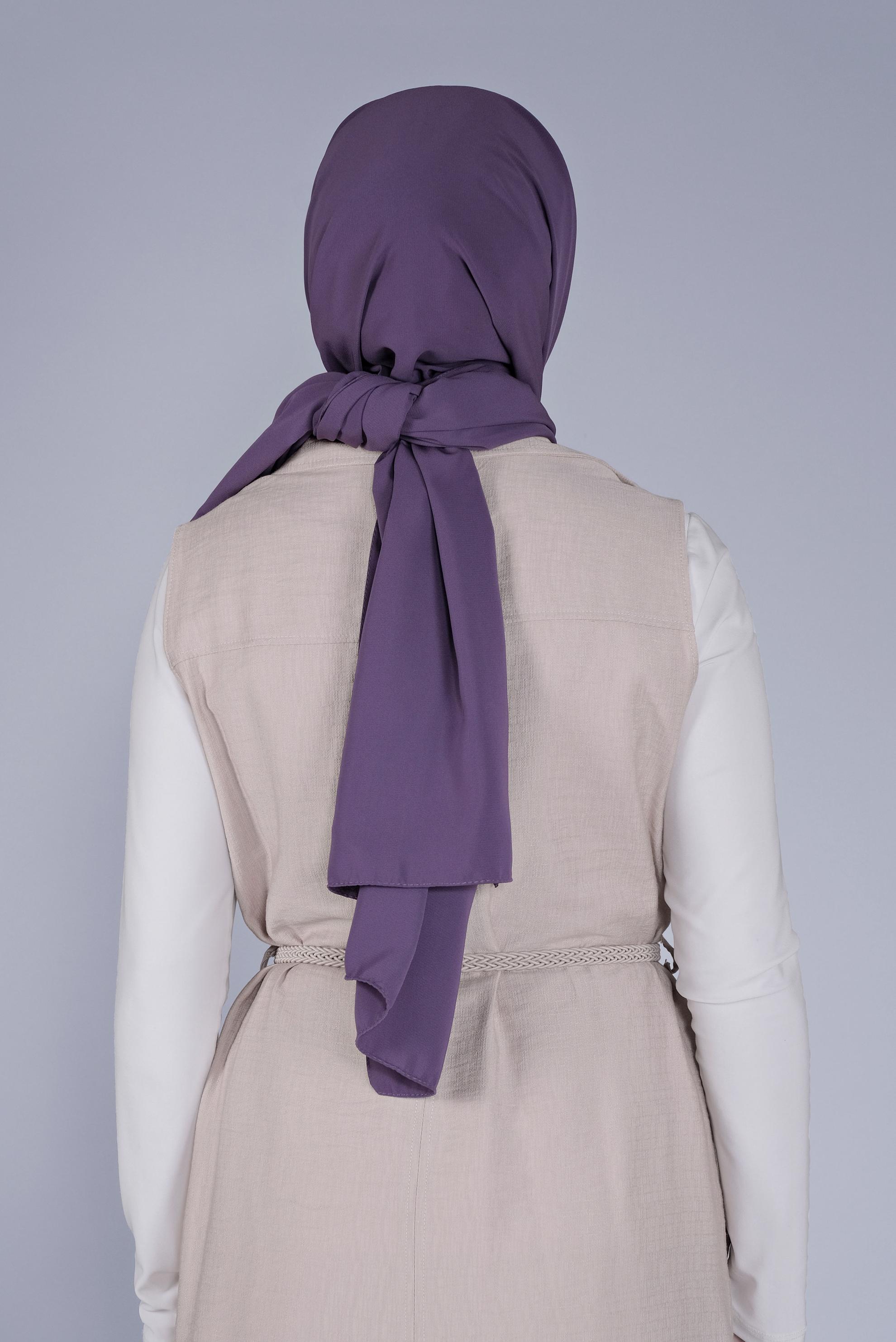 Tesettür giyim MOR 8078 ALVİNA MEDİNE İPEĞİ ŞAL (NRL)