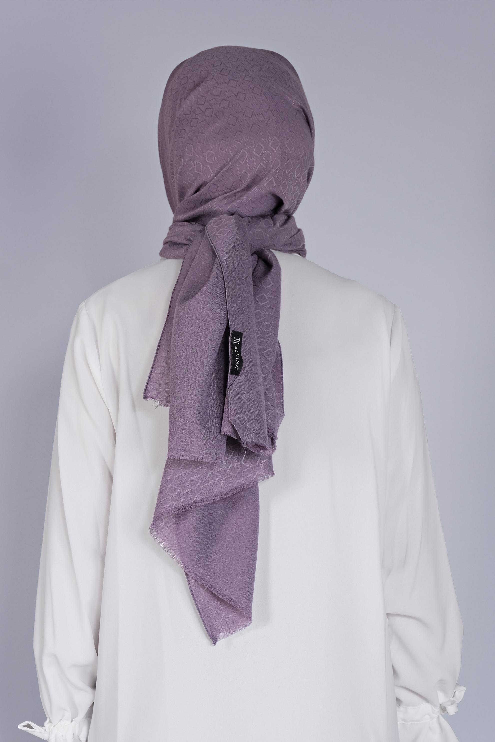 Tesettür giyim MOR ALVİNA MANOLYA ŞAL 8080 