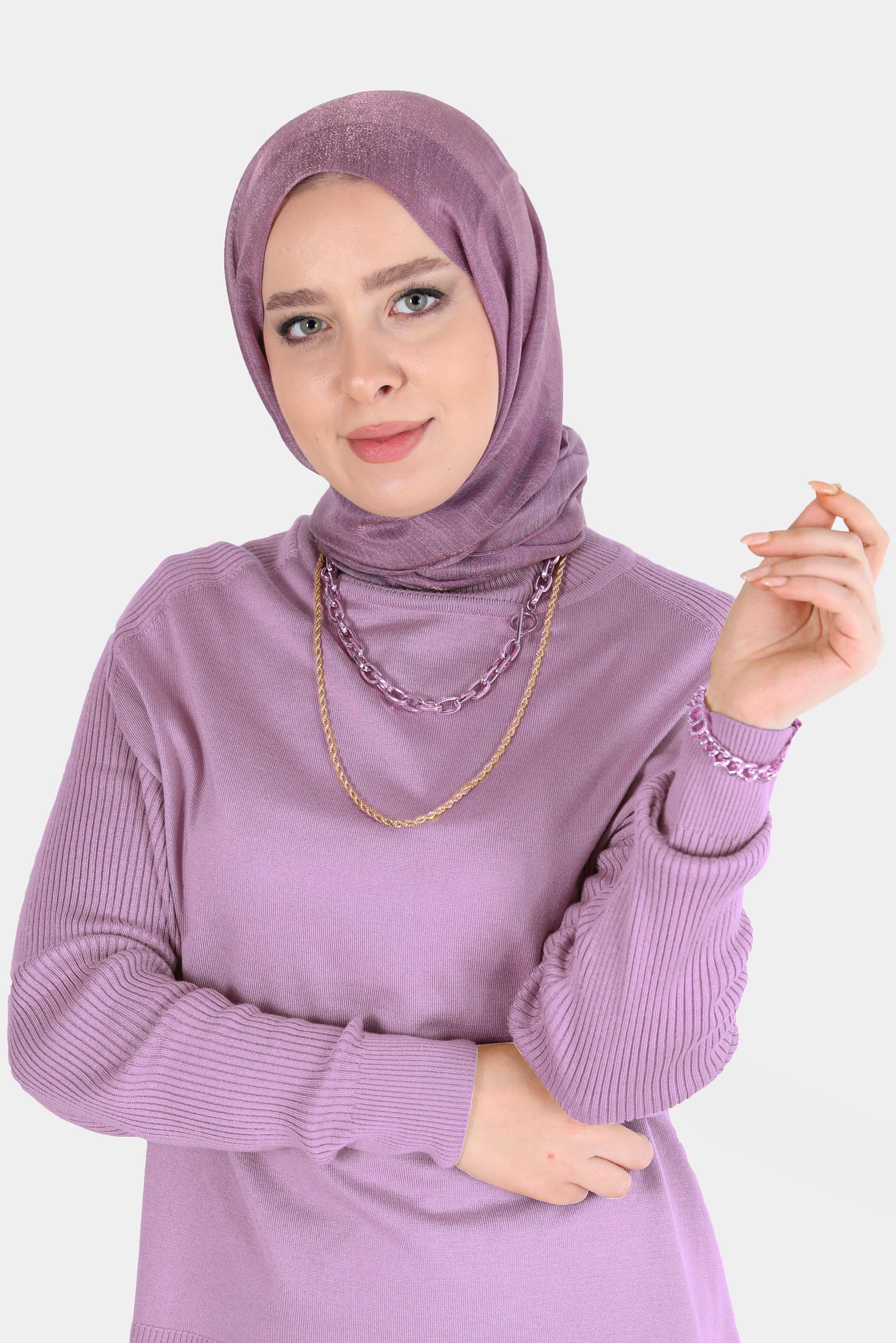 Vêtements hijab POURPRE CHÂLE ALVINA 8082