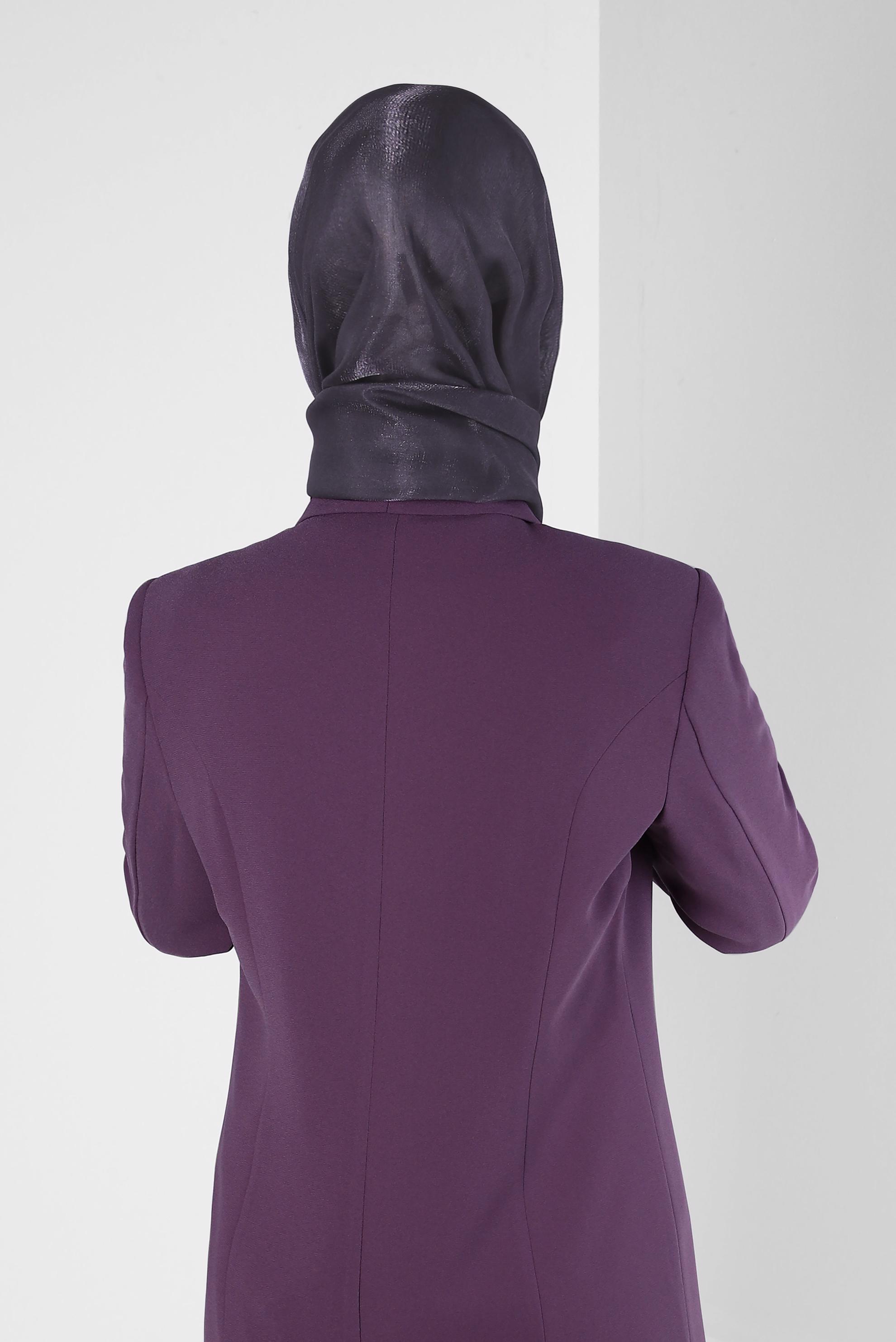 Tesettür giyim MOR ALVİNA KEHRİBAR ŞAL 8084