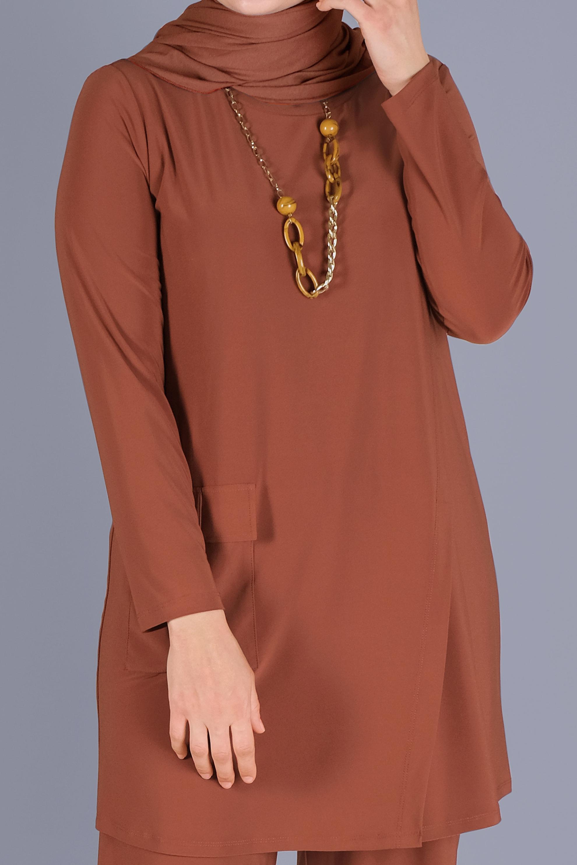 Hijab clothing TABA PANTS SUIT WITH POCKET DETAIL 20157