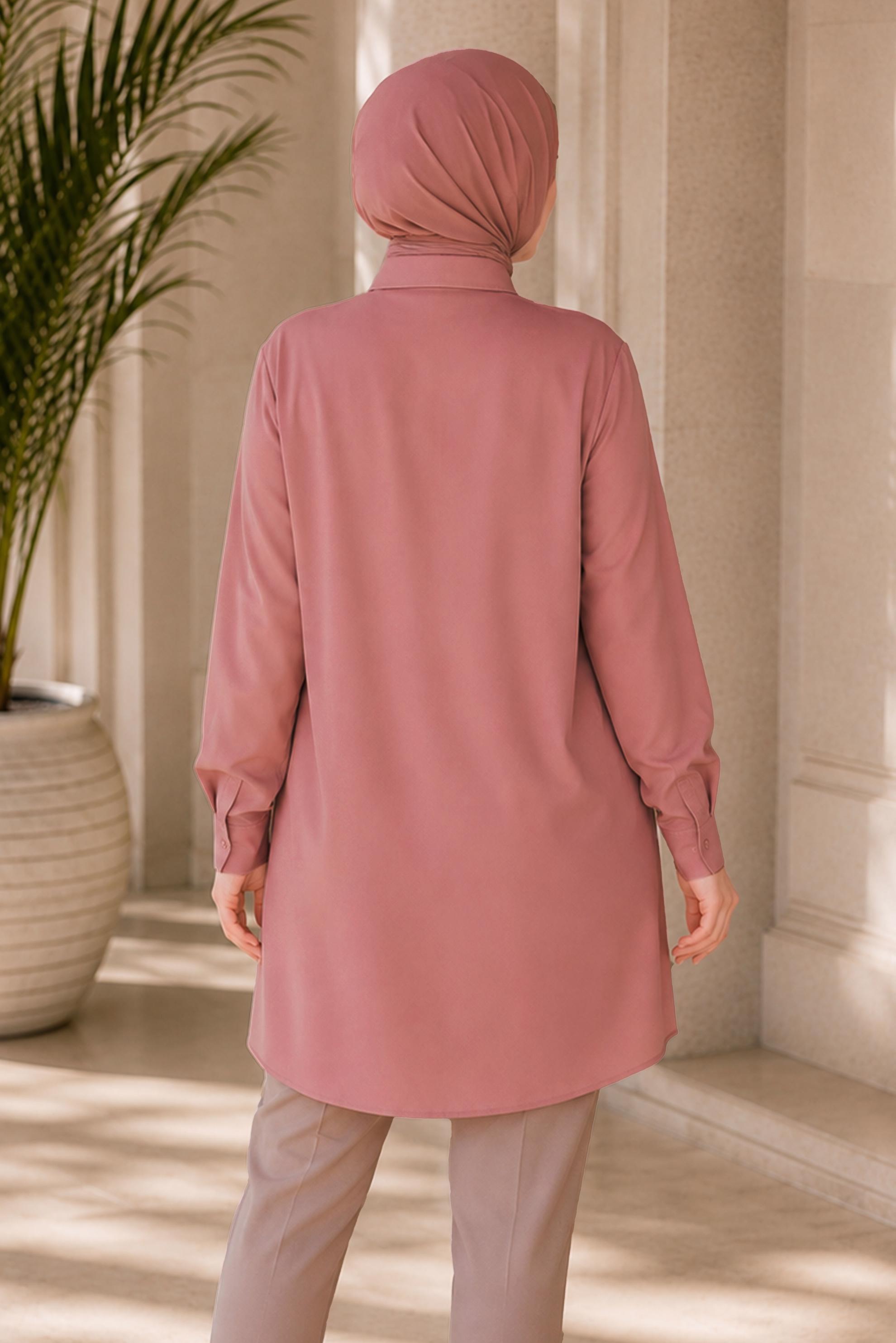 Vêtements hijab ROSE 20145 44251 TUNİK 42/50 TEK46