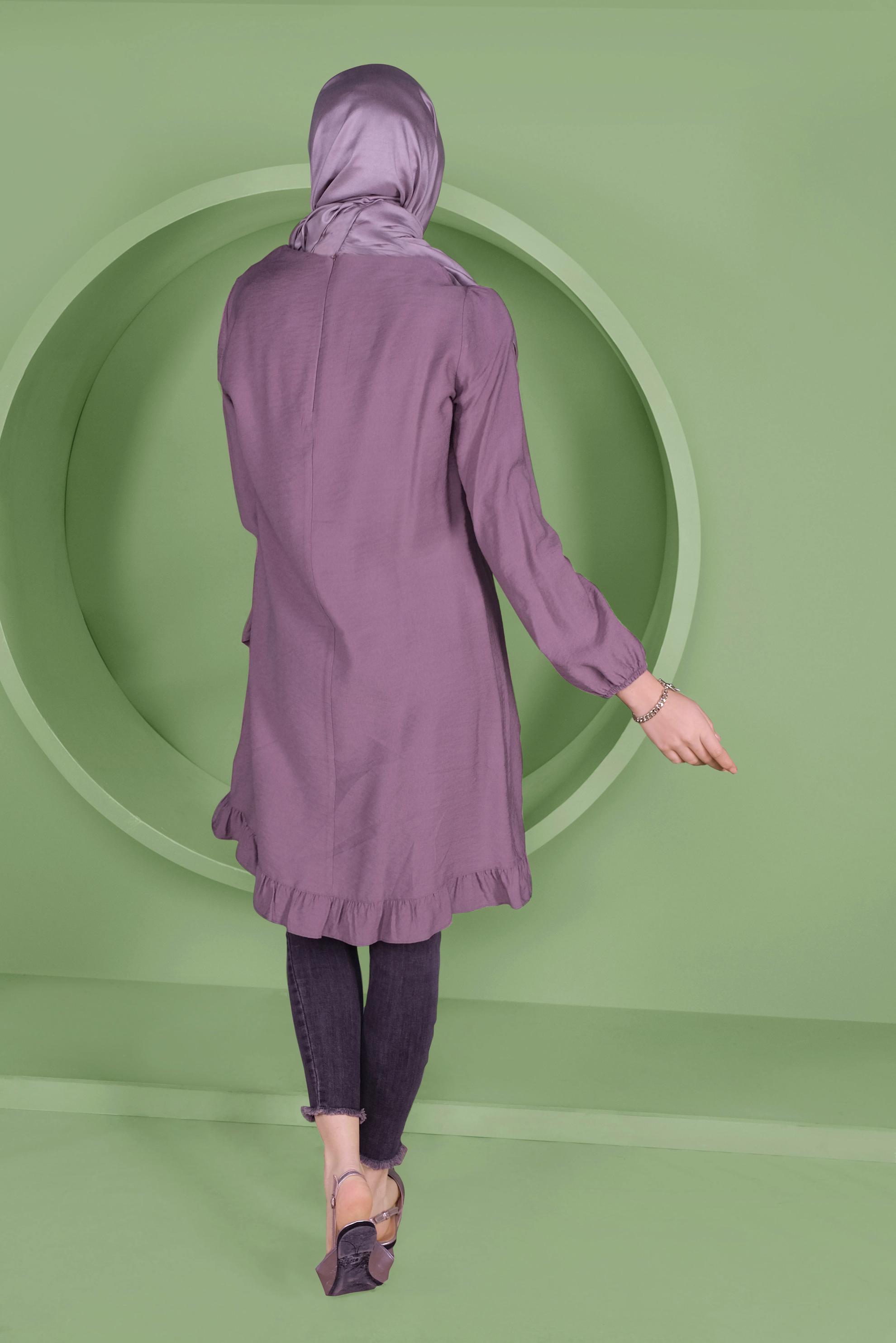 Tesettür giyim MOR 41346 44273 TUNİK 36/42 TEK38