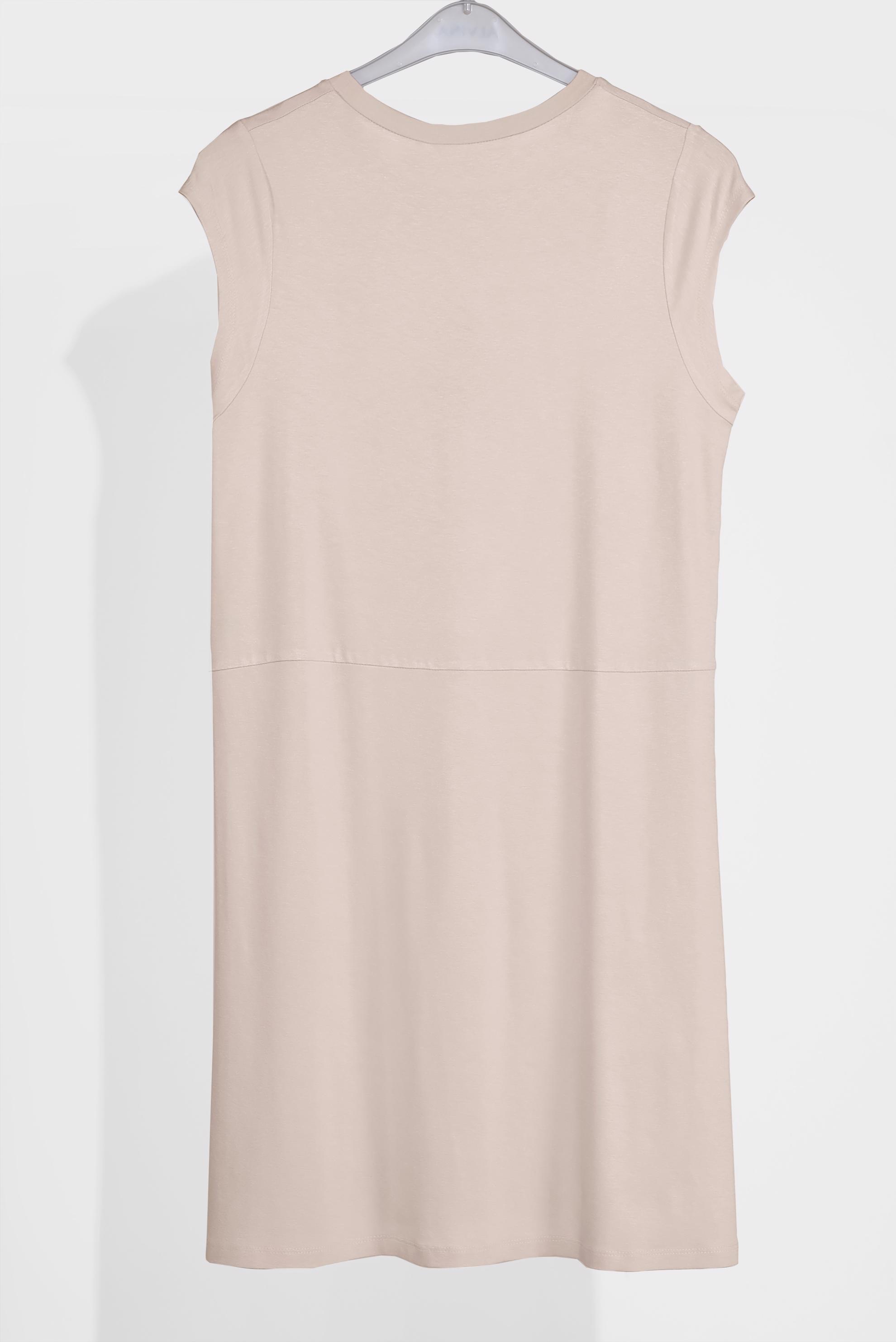 Tesettür giyim EKRU KOLSUZ İÇ TUNİK 40826