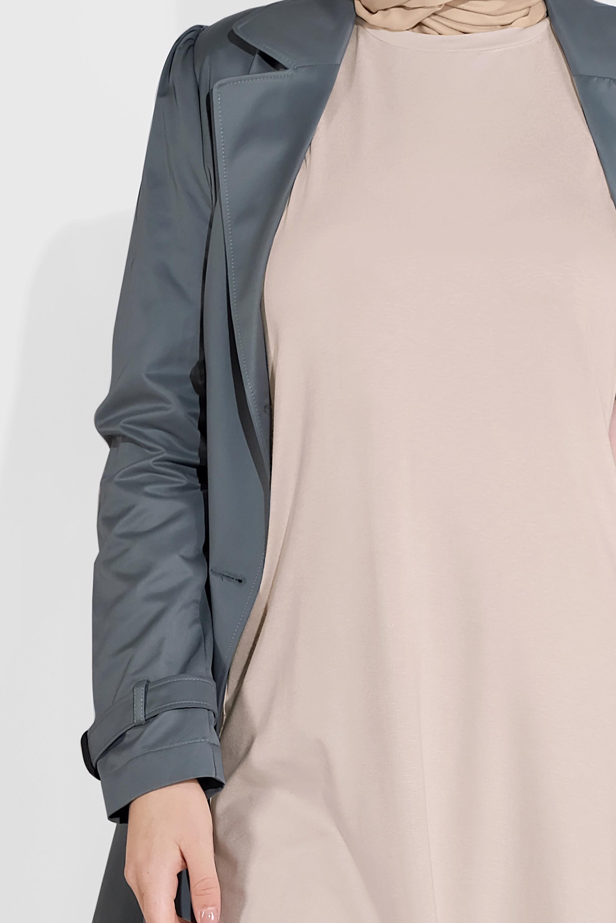 Tesettür giyim EKRU KOLSUZ İÇ TUNİK 40826