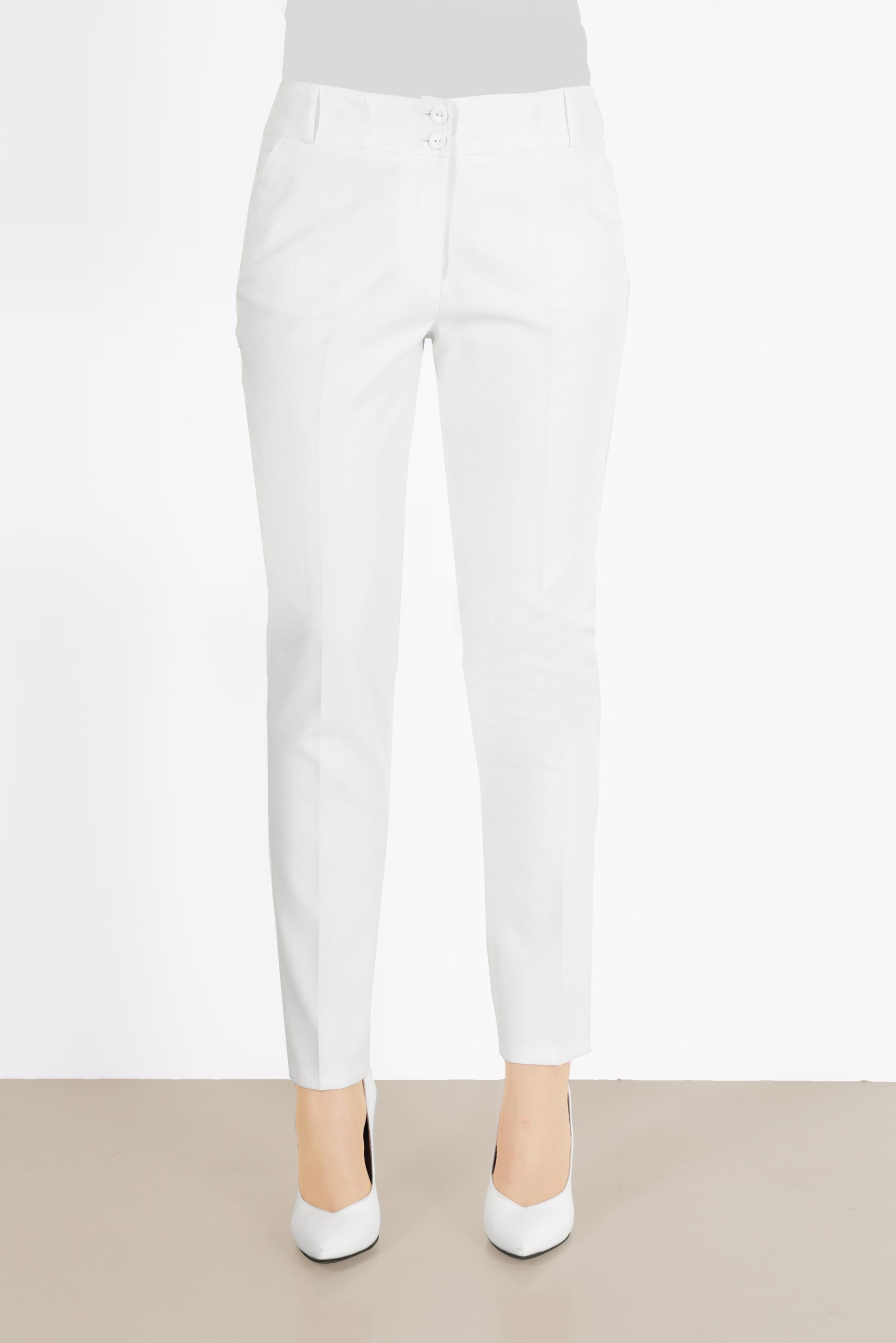 Vêtements hijab BLANC PANTALON À BOUTONS 70051