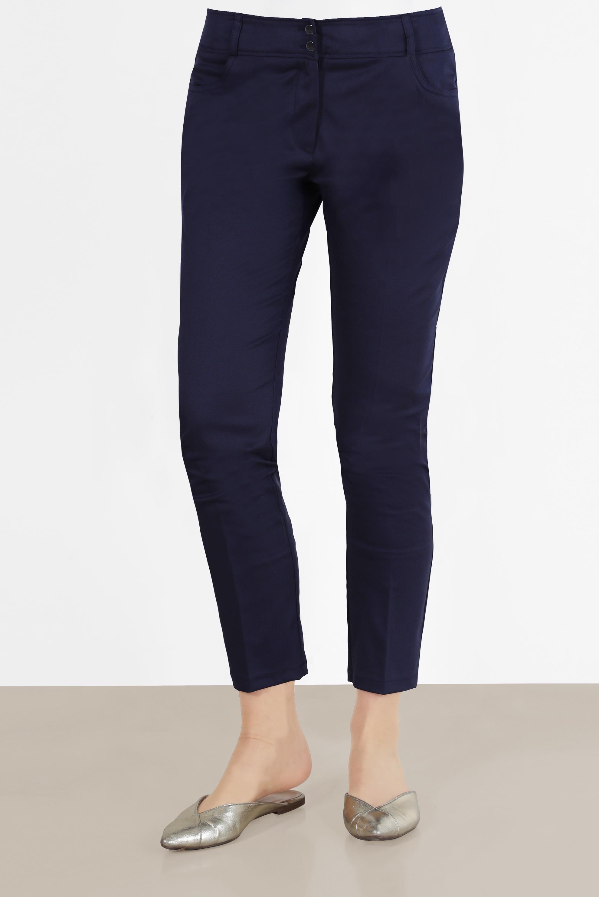 Tesettür giyim LACİVERT DAR PAÇA PANTOLON 70174 