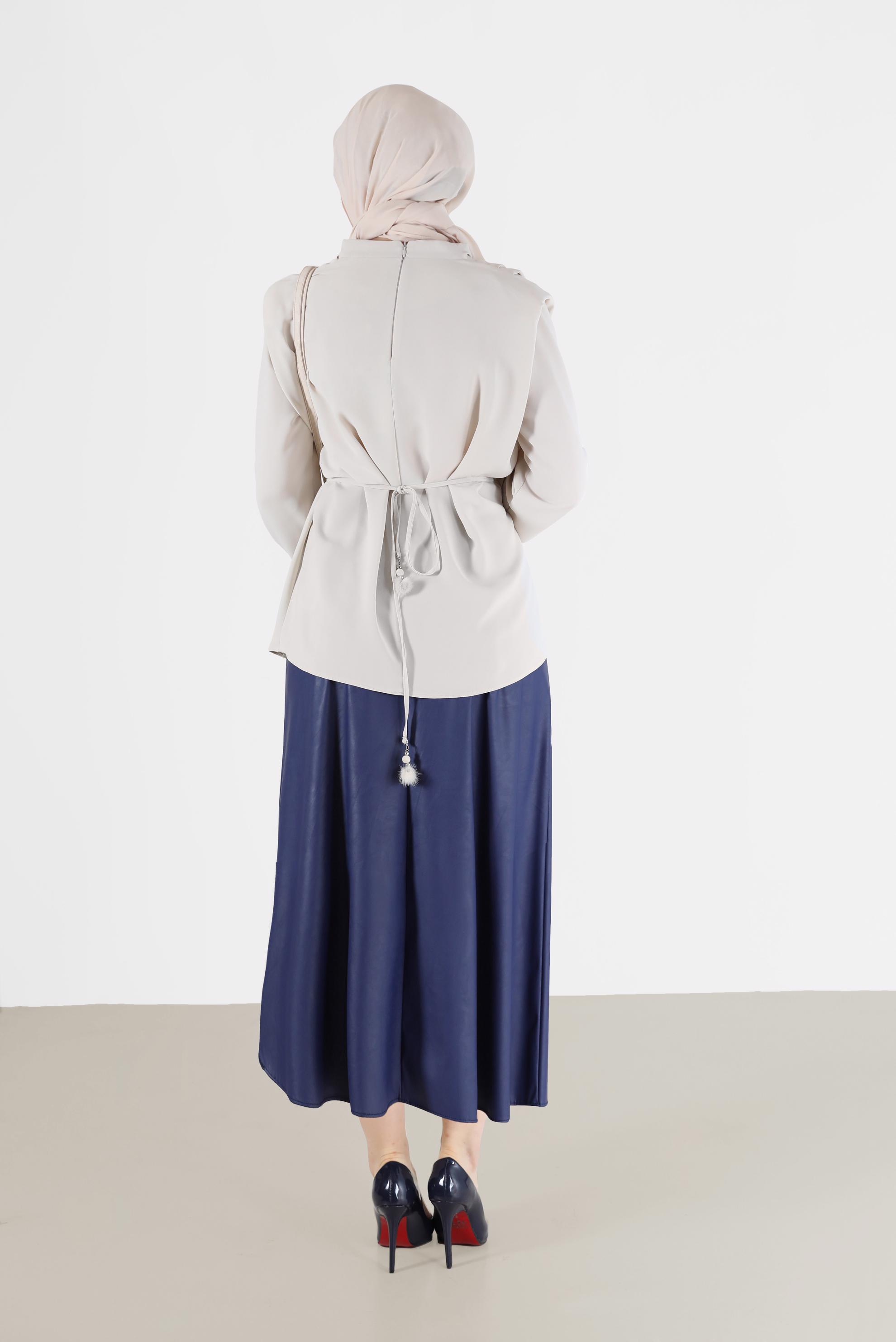 Vêtements hijab BEIGE CHEMISIER 42340