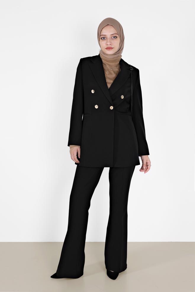 Hijab clothing  DOUBLE BREASTED BLAZER 42210  - ALVİNA