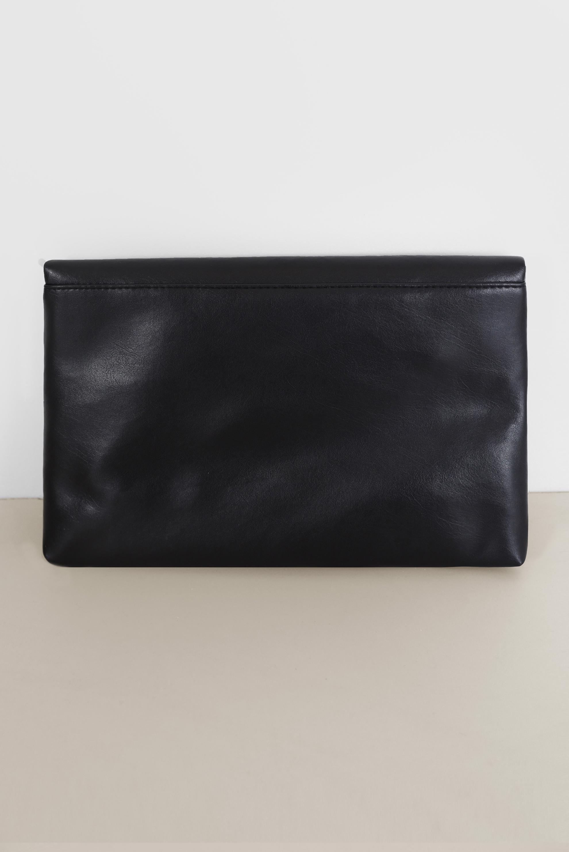 Tesettür giyim BEJ SÜET DETAYLI CLUTCH ÇANTA 042 