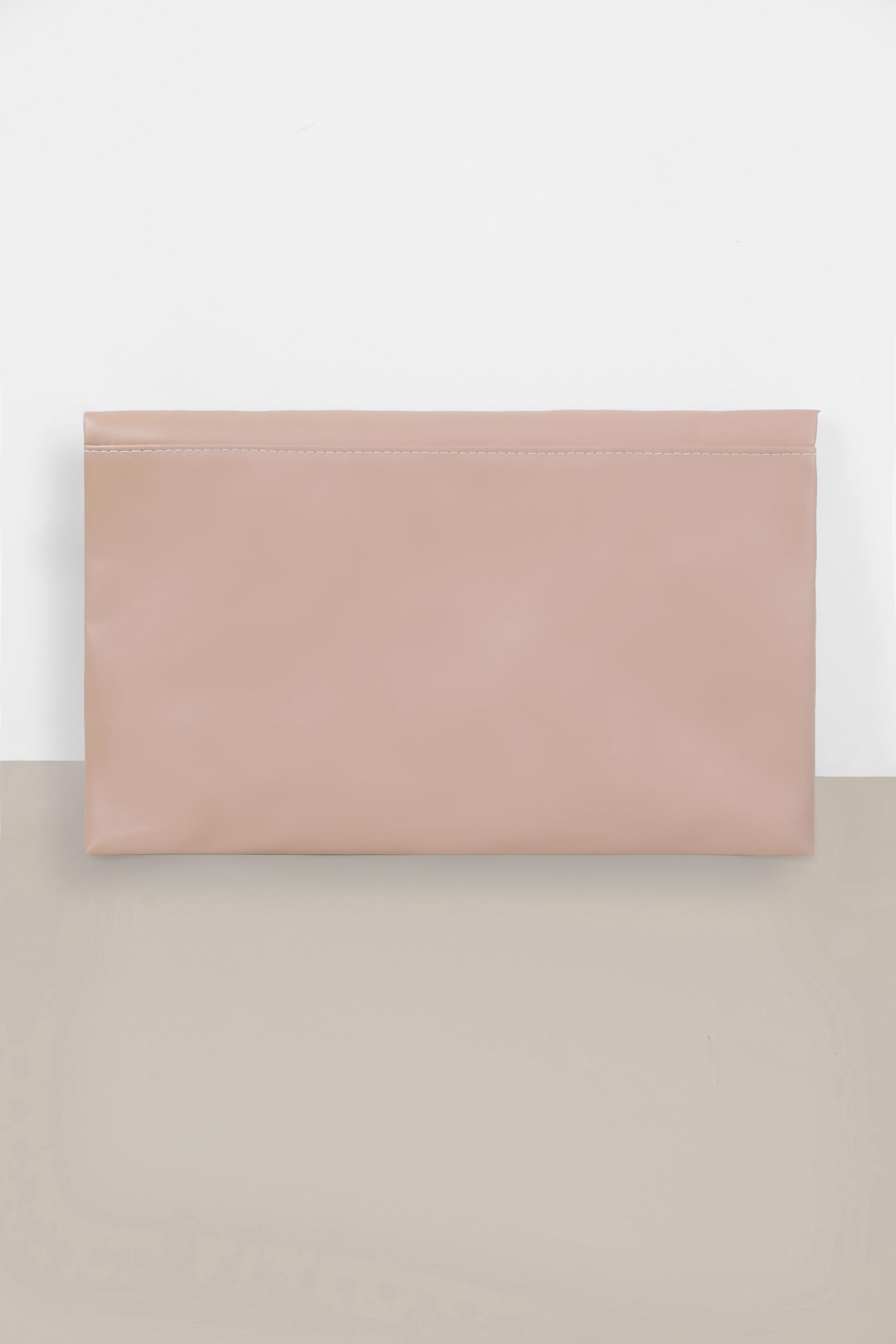 Tesettür giyim EKRU SÜET DETAYLI CLUTCH ÇANTA 042 