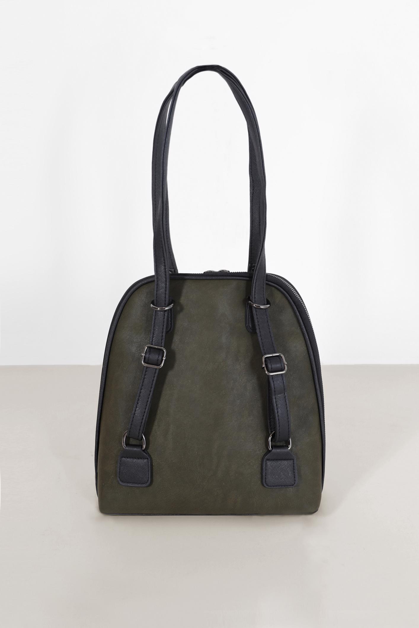 Tesettür giyim HAKİ ALVİNA SUET ÇANTA 1725 