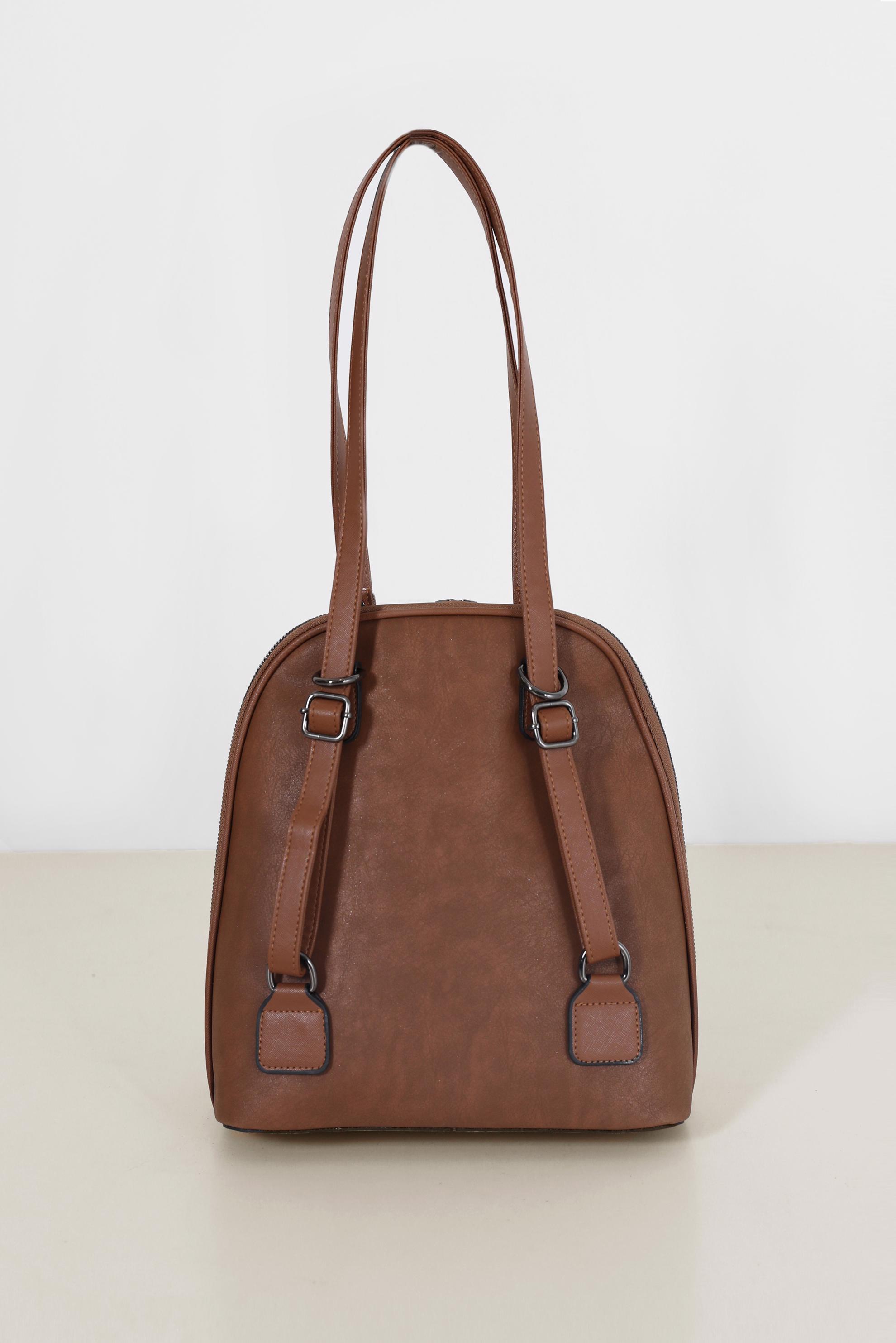 Tesettür giyim TABA ALVİNA SUET ÇANTA 1725 