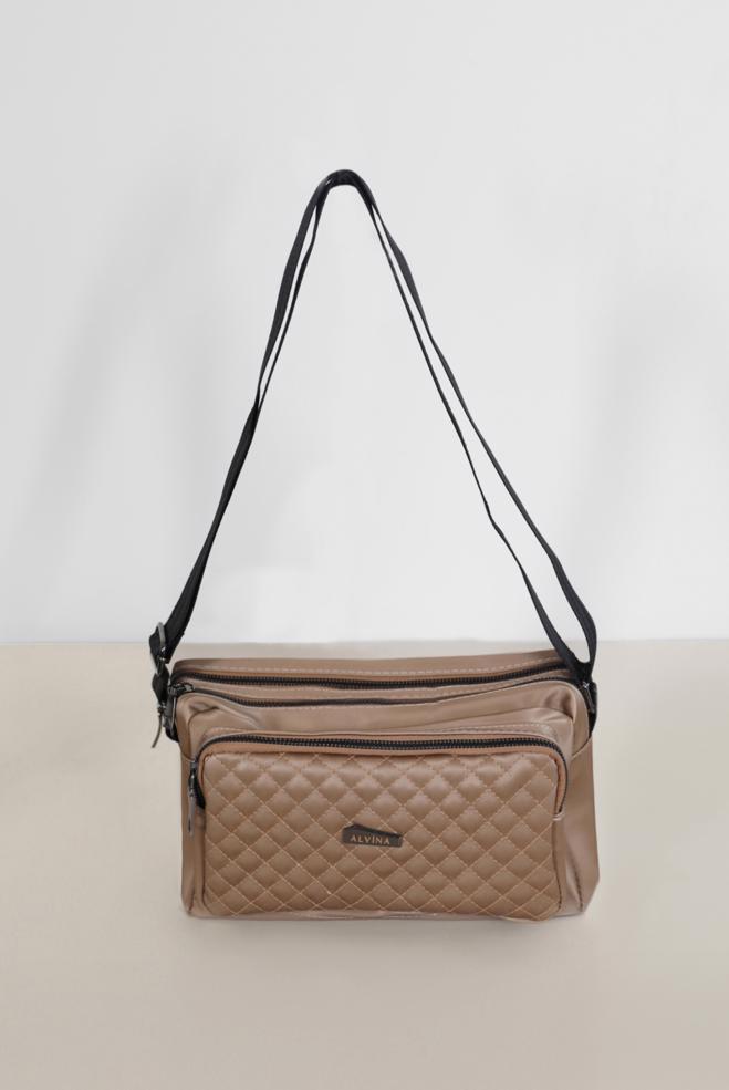 Tesettür giyim  ALVİNA KAPİTONE DETAYLI ÇANTA 1809  - ALVİNA