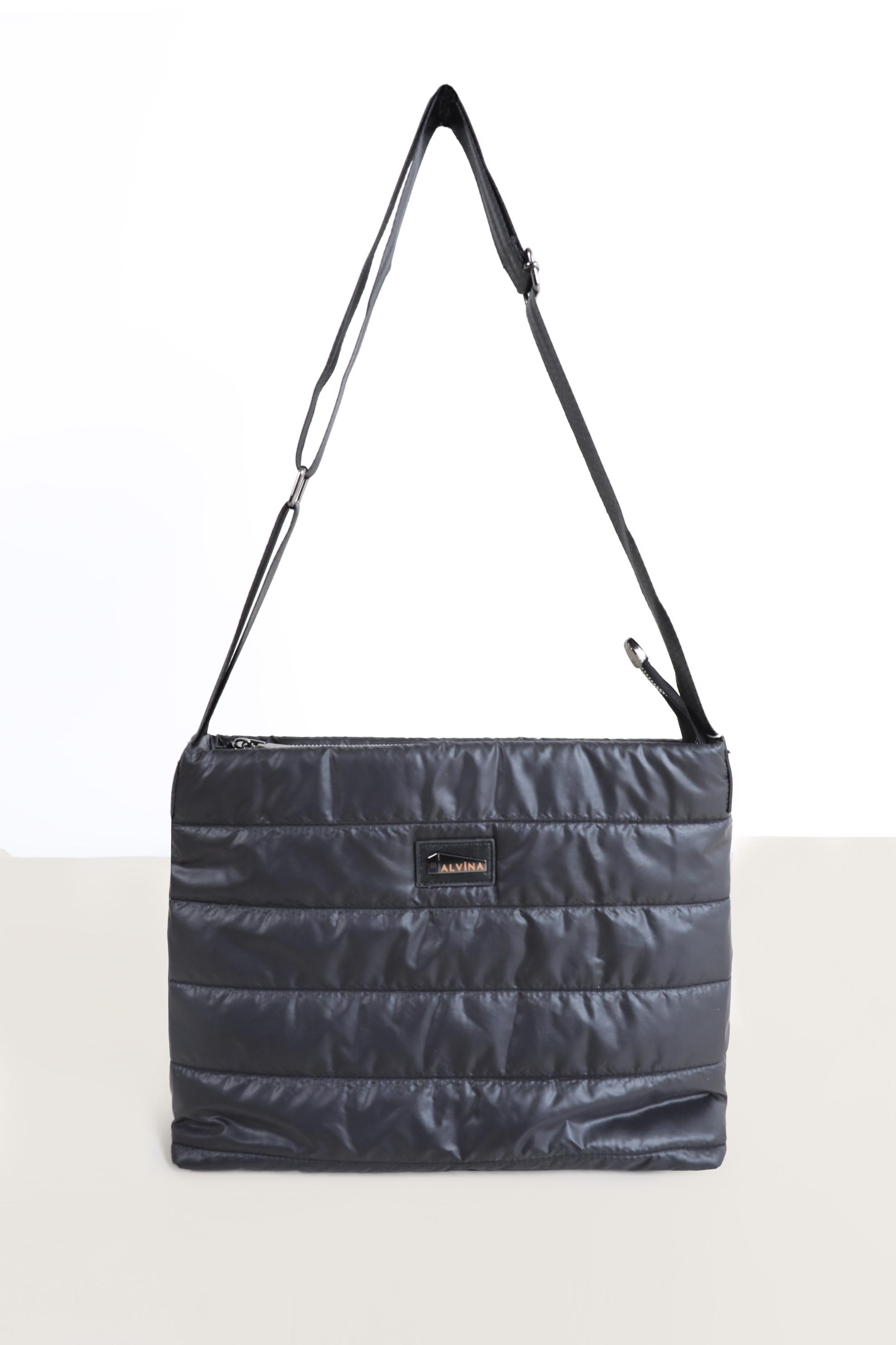 Vêtements hijab NOIR SAC MATELASSÉ AVEC FERMETURE ÉCLAIR 1871
