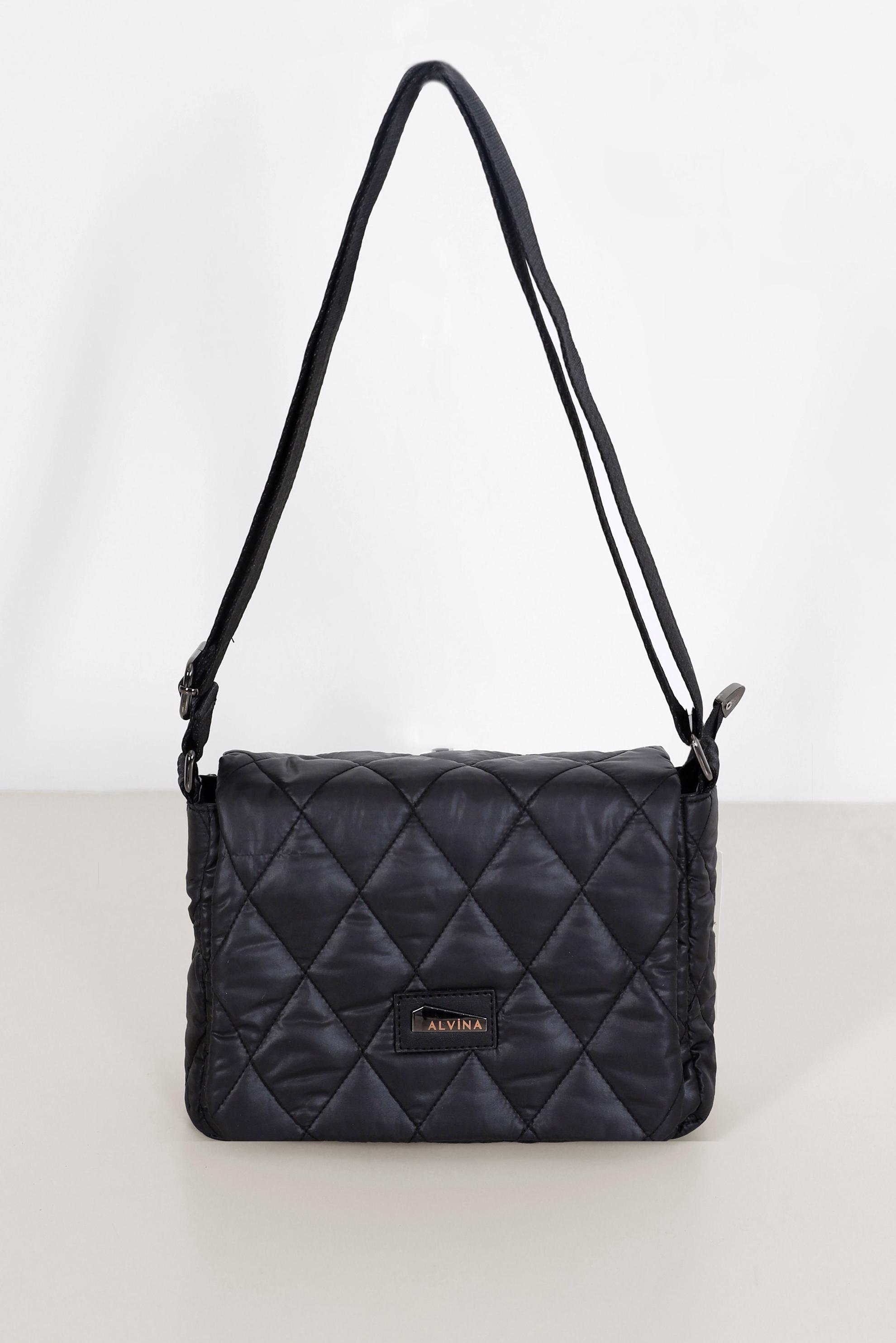 Tesettür giyim SİYAH ALVİNA KAPİTONE ÇANTA 1882 