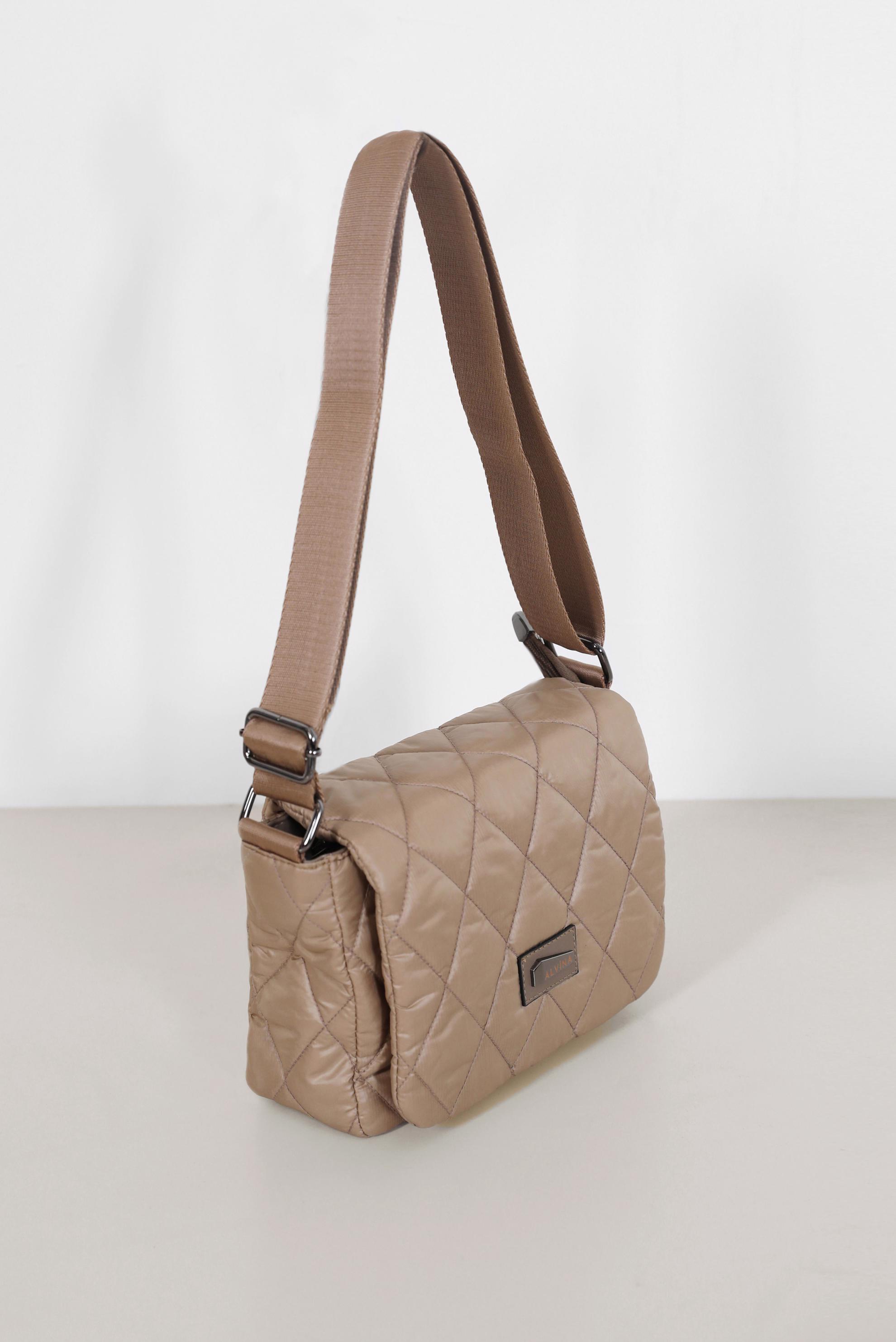 Hijab clothing MINK ALVİNA QUILTED BAG 1882 