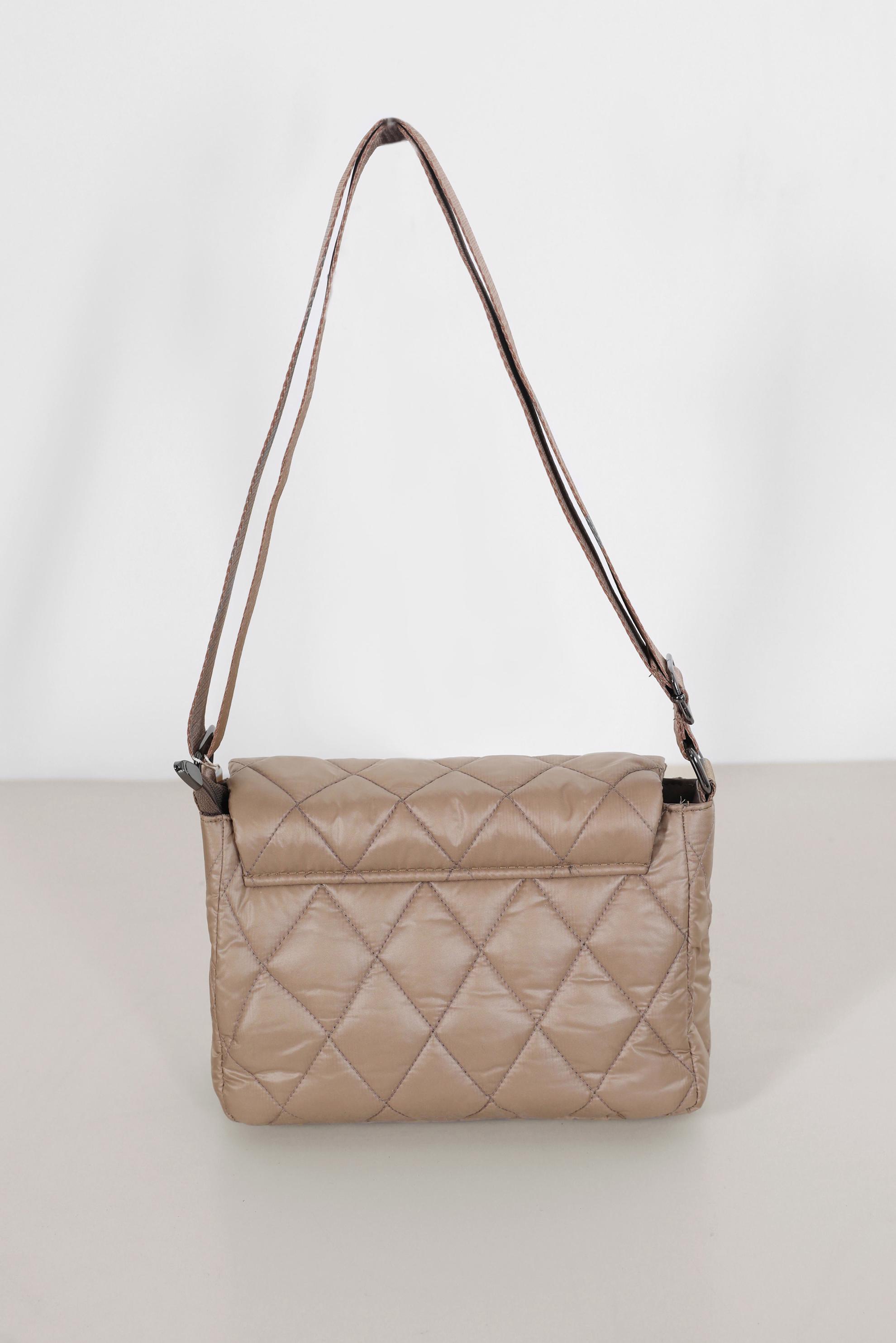 Hijab clothing MINK ALVİNA QUILTED BAG 1882 