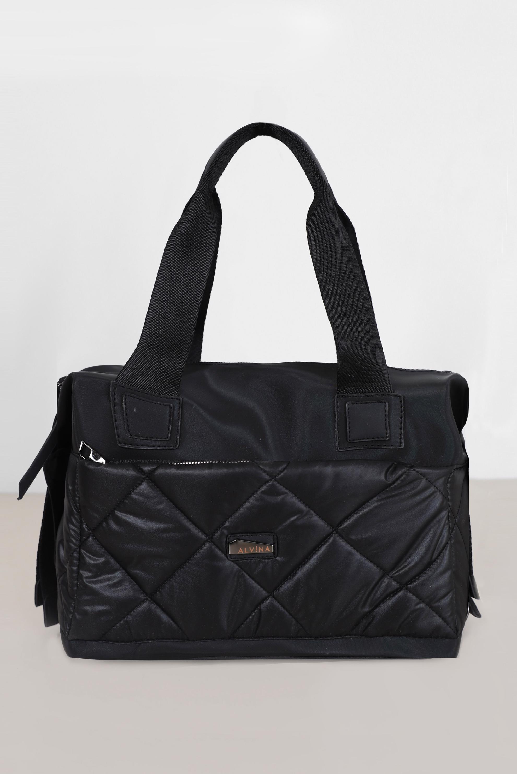 Tesettür giyim SİYAH ALVİNA KAPİTONE DETAYLI ÇANTA 1885 